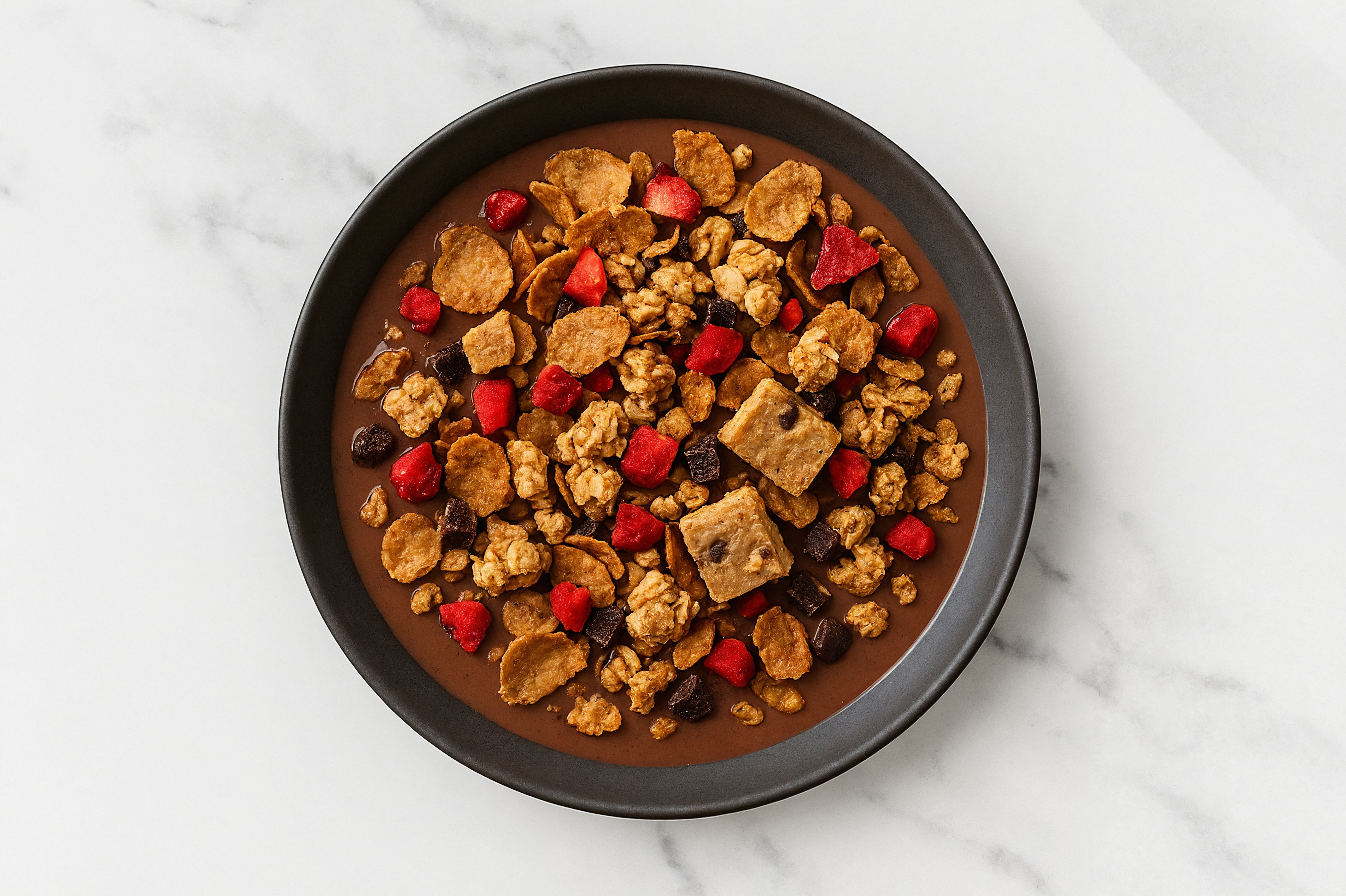 Cacao Covered Strawberry Macro Protein Bowl