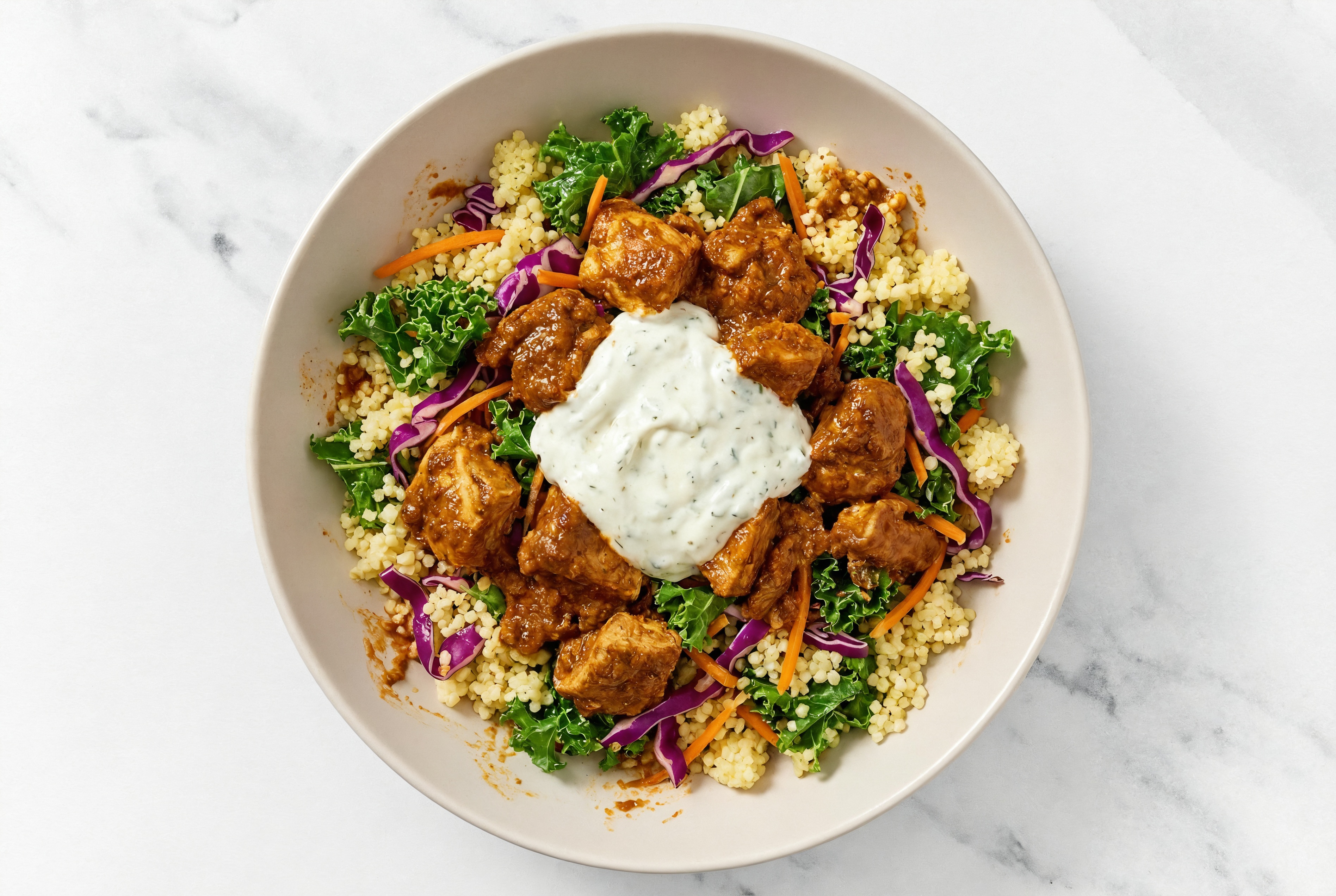 Tzatziki Tandoori Chicken Couscous Bowl