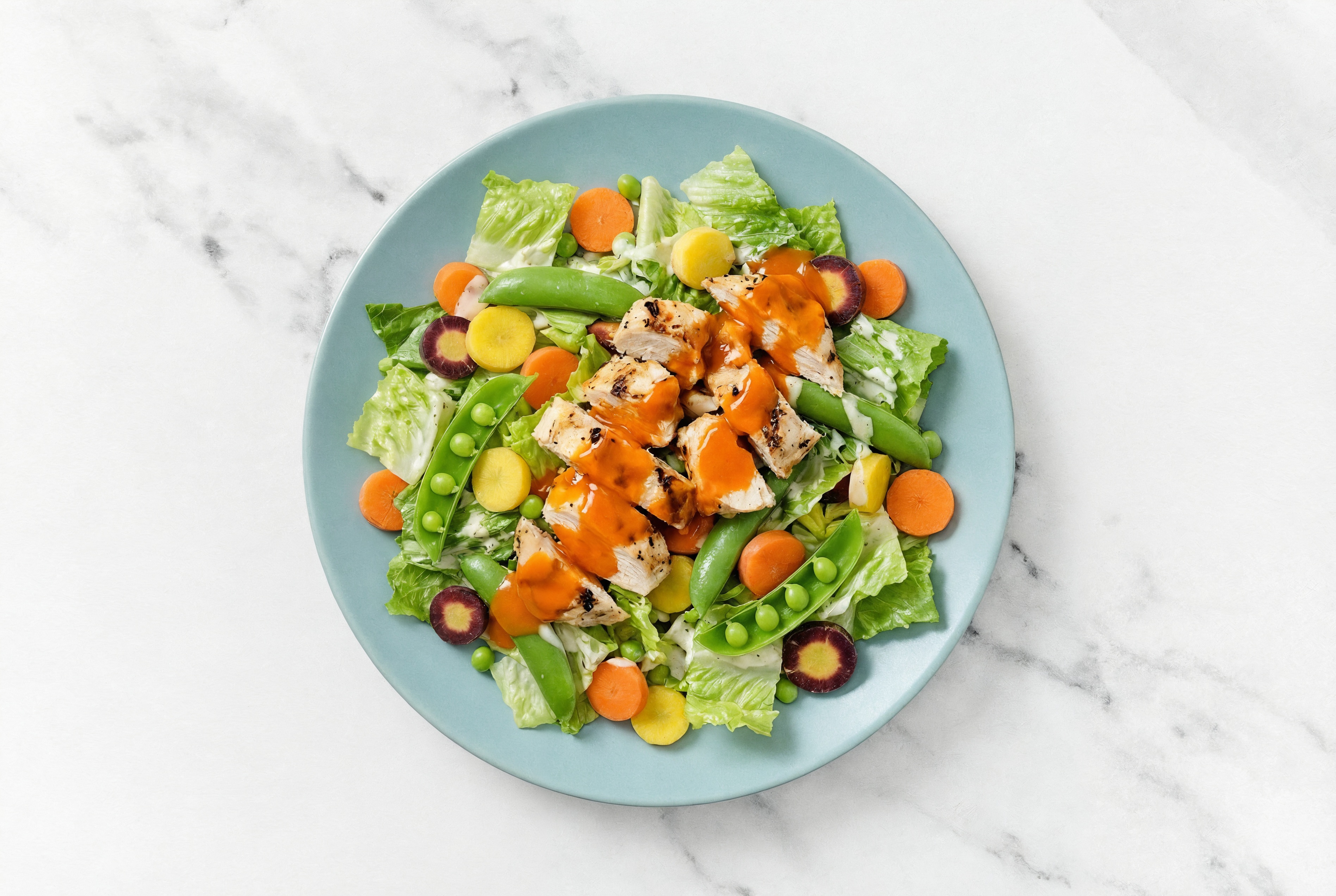 Buffalo Ranch Crunch Salad