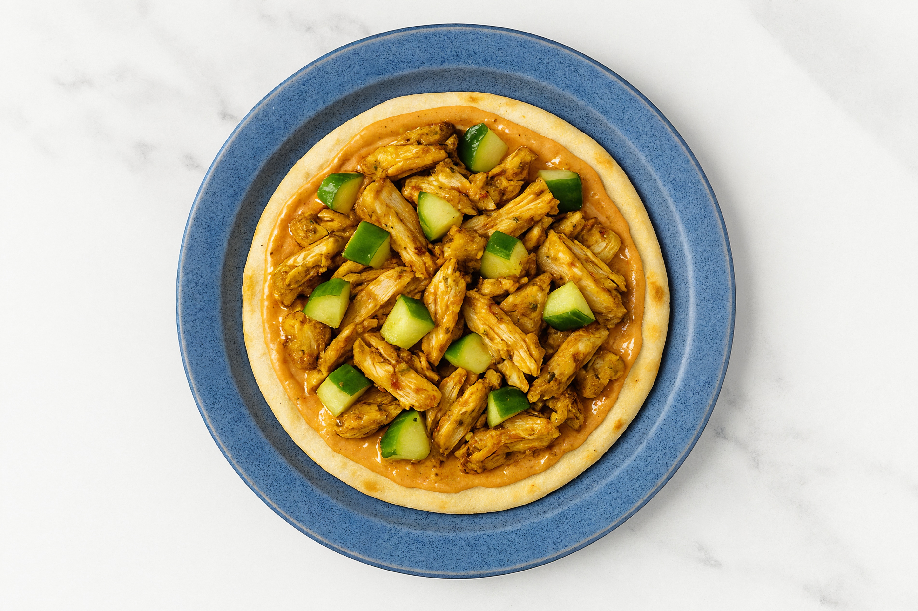Cucumber Shawarma BBQ Gluten Free Pizza