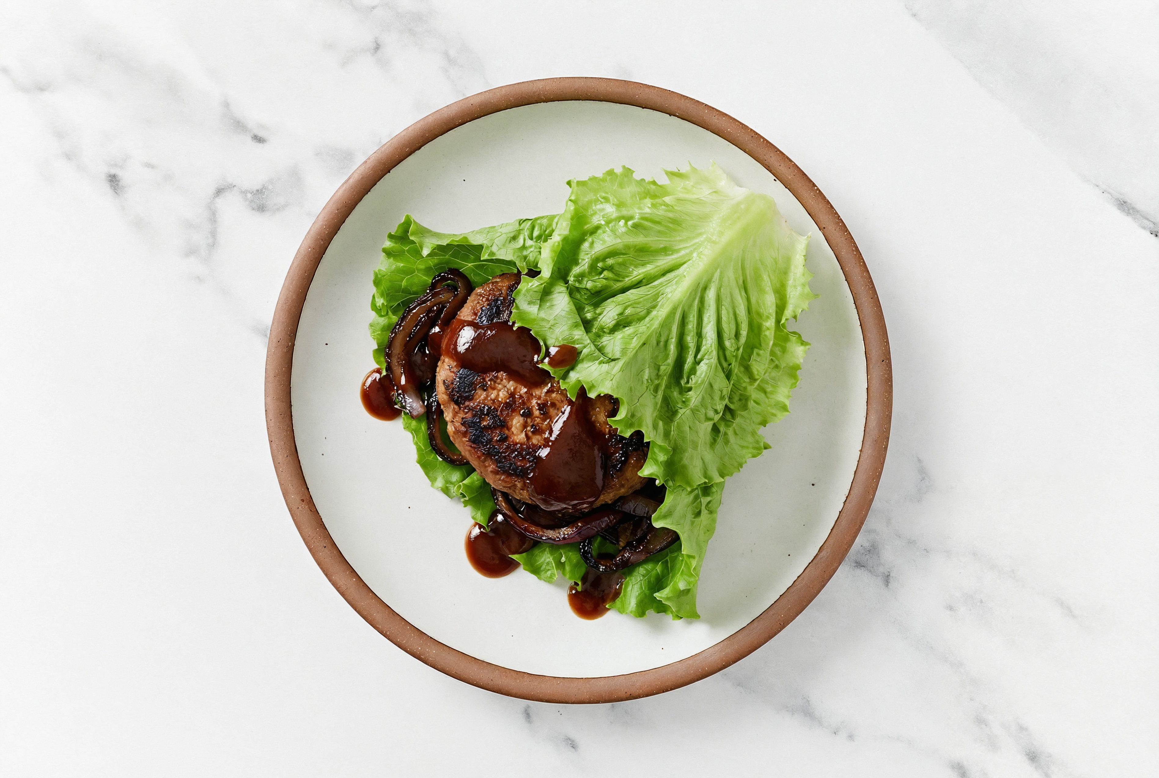 BBQ Beyond Burger with Lettuce Bun