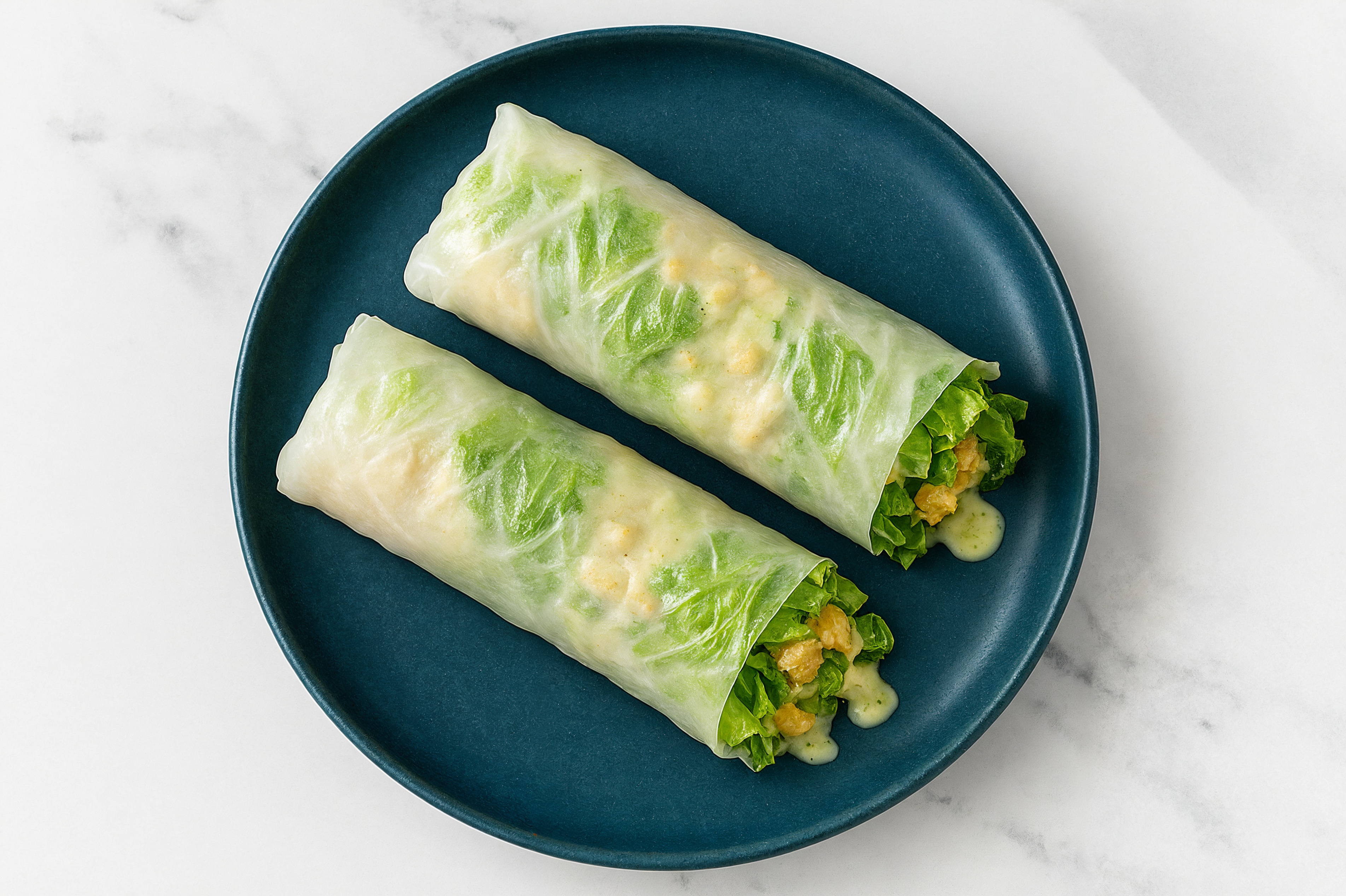 Caesar Salad Summer Rolls