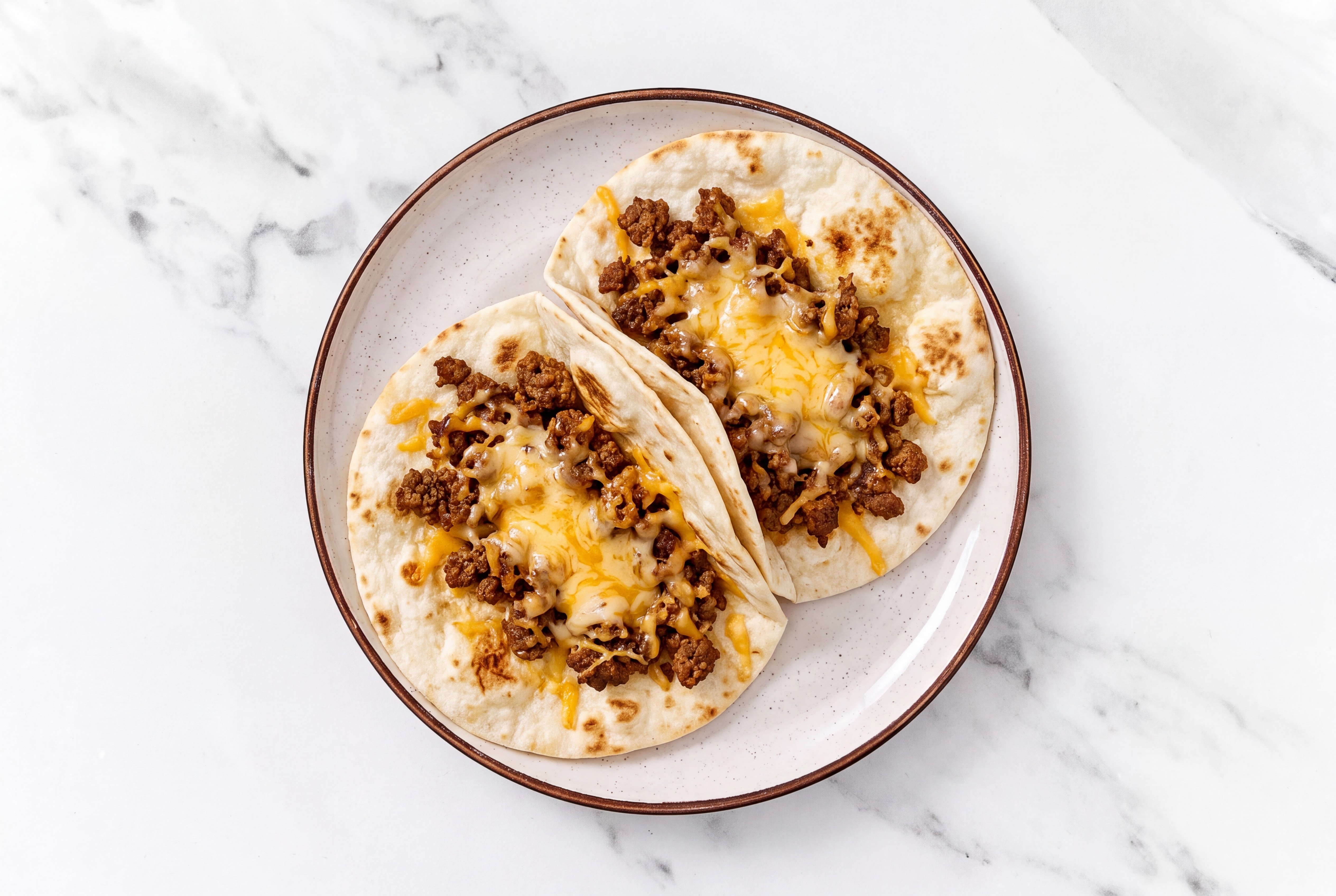 Lean Green Beef Tostada