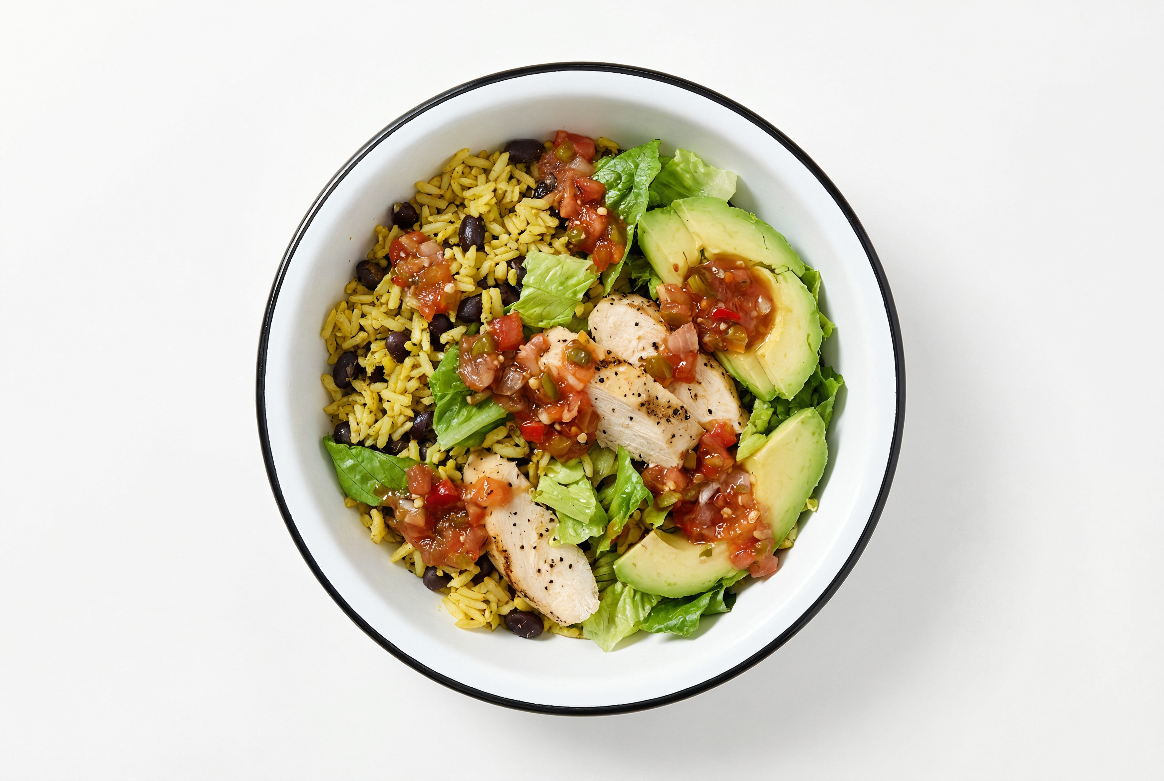 Faster-Than-Takeout Grilled Seasoned Chicken Breast Burrito Bowl
