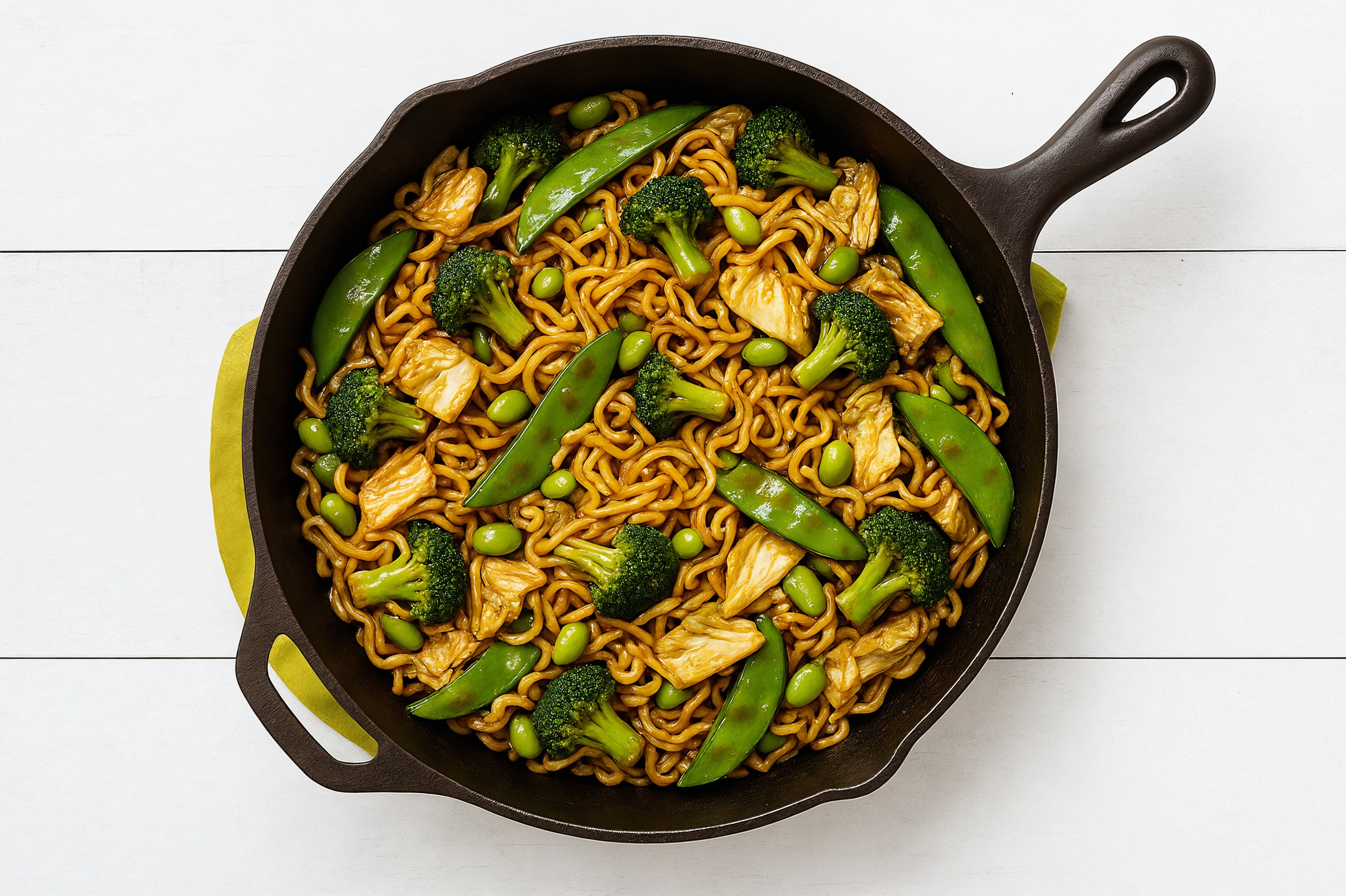 Hearty Teriyaki Edamame Veggie-ful Ramen