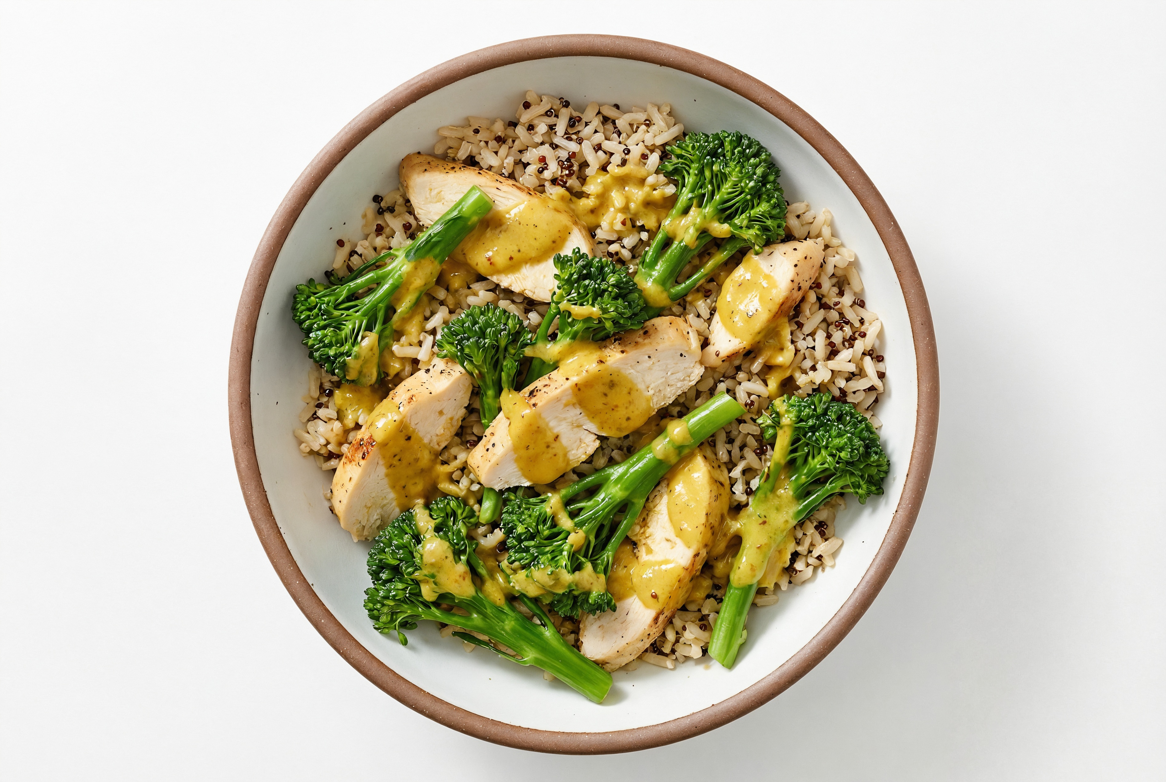 Curried Chicken + Broccoli Rice Bowl