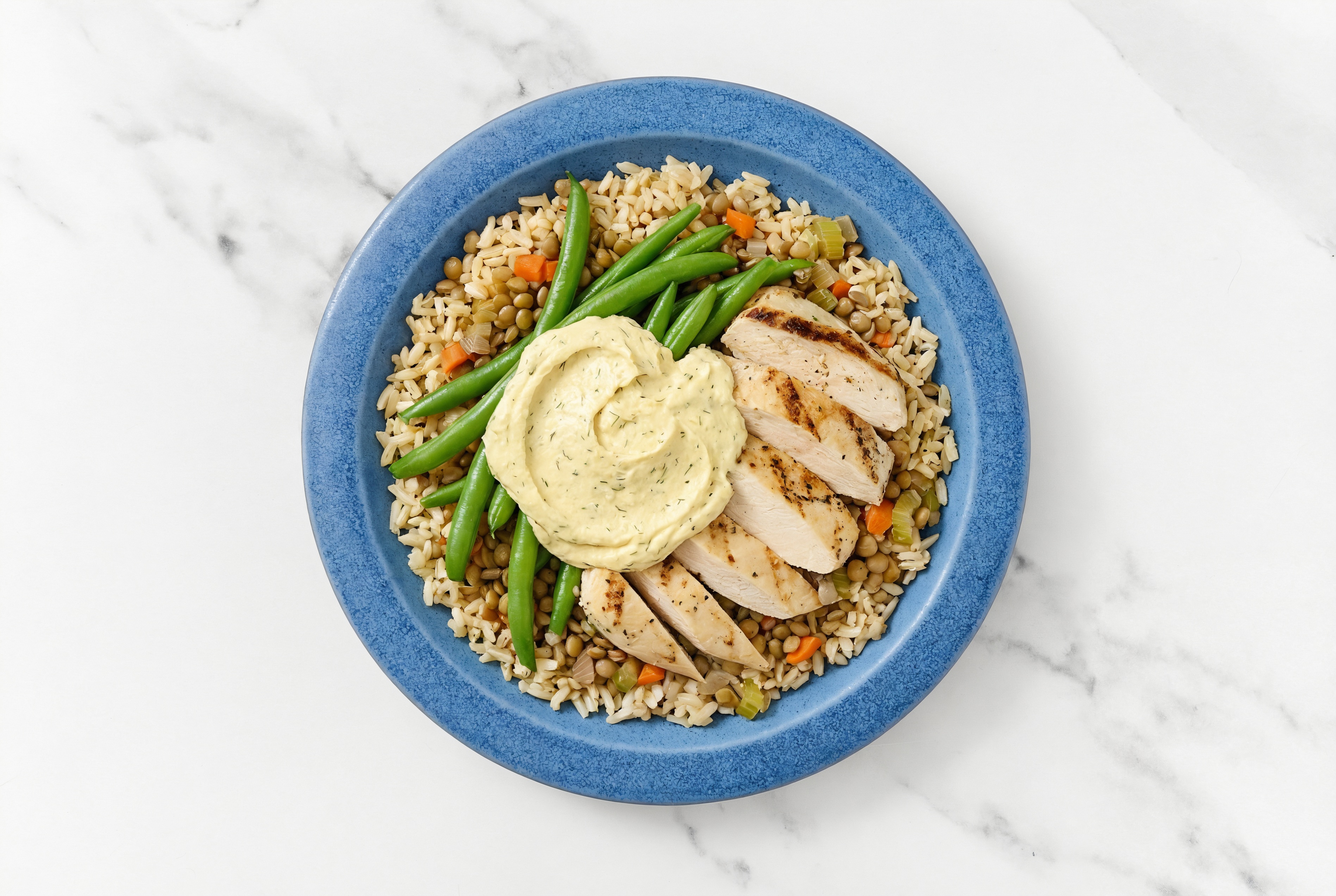 Grilled Chicken Green Bean Bowl