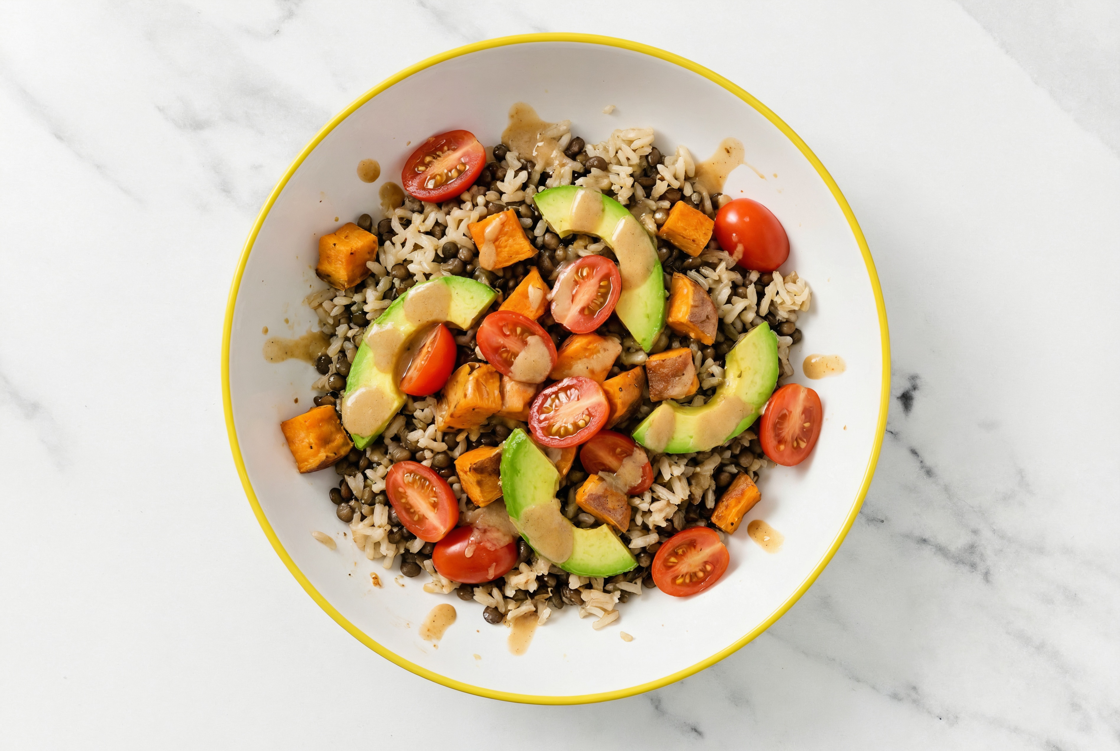 Gingery Ponzu Sweet Potato Power Bowl