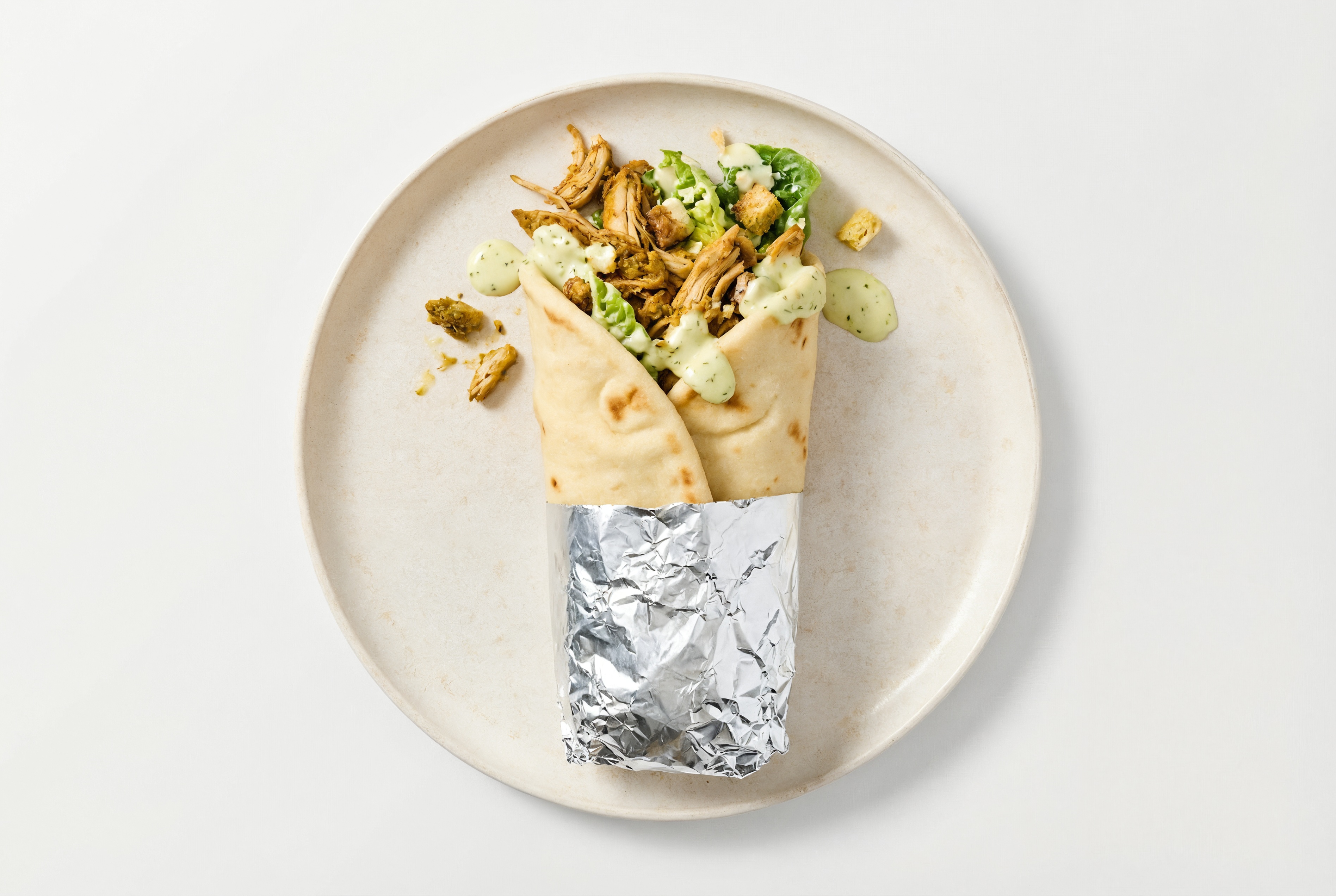 Jalapeño Little Gem Shawarma Wrap
