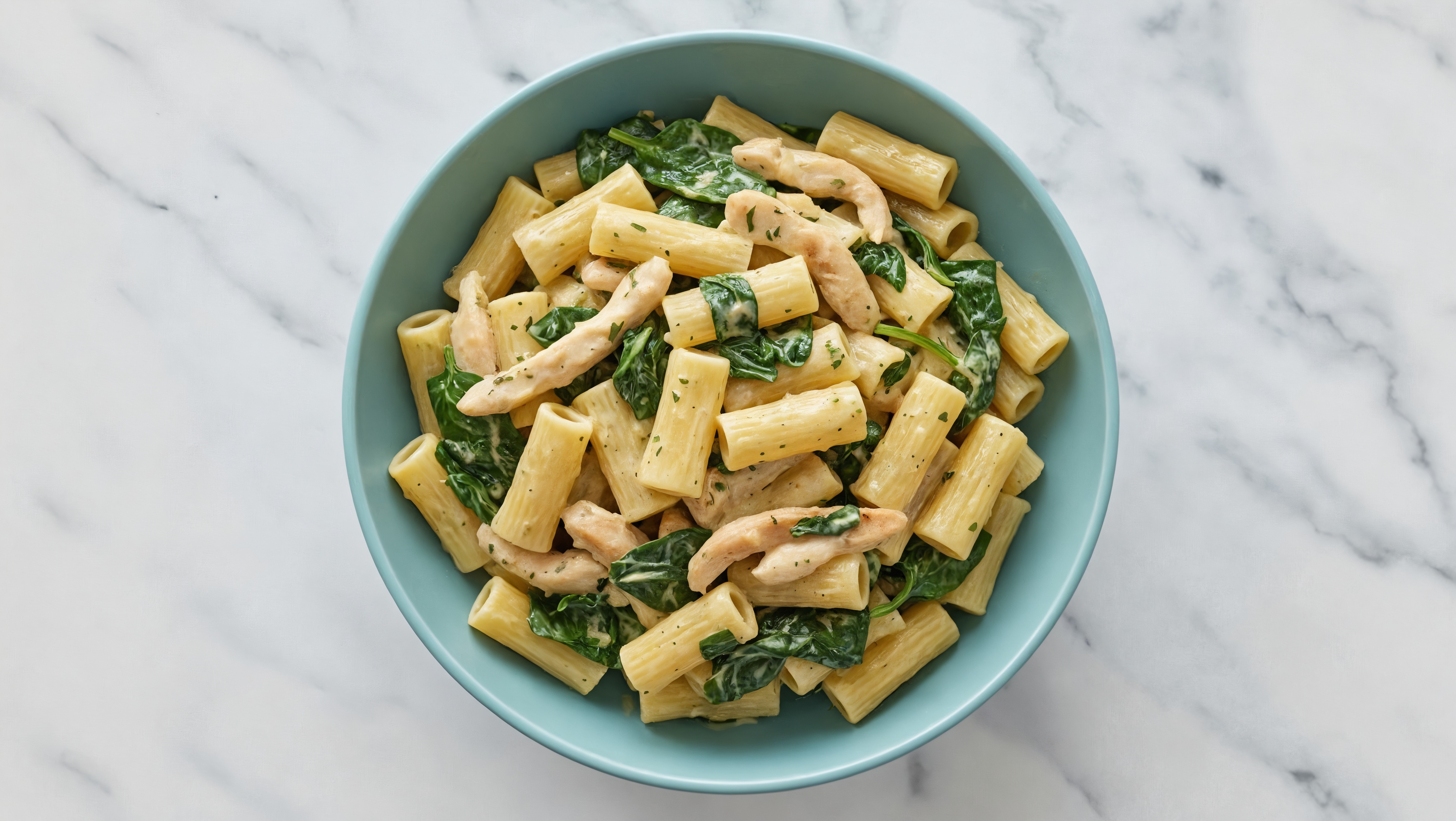 Chicken + Organic Spinach Rigatoni Herb Cream