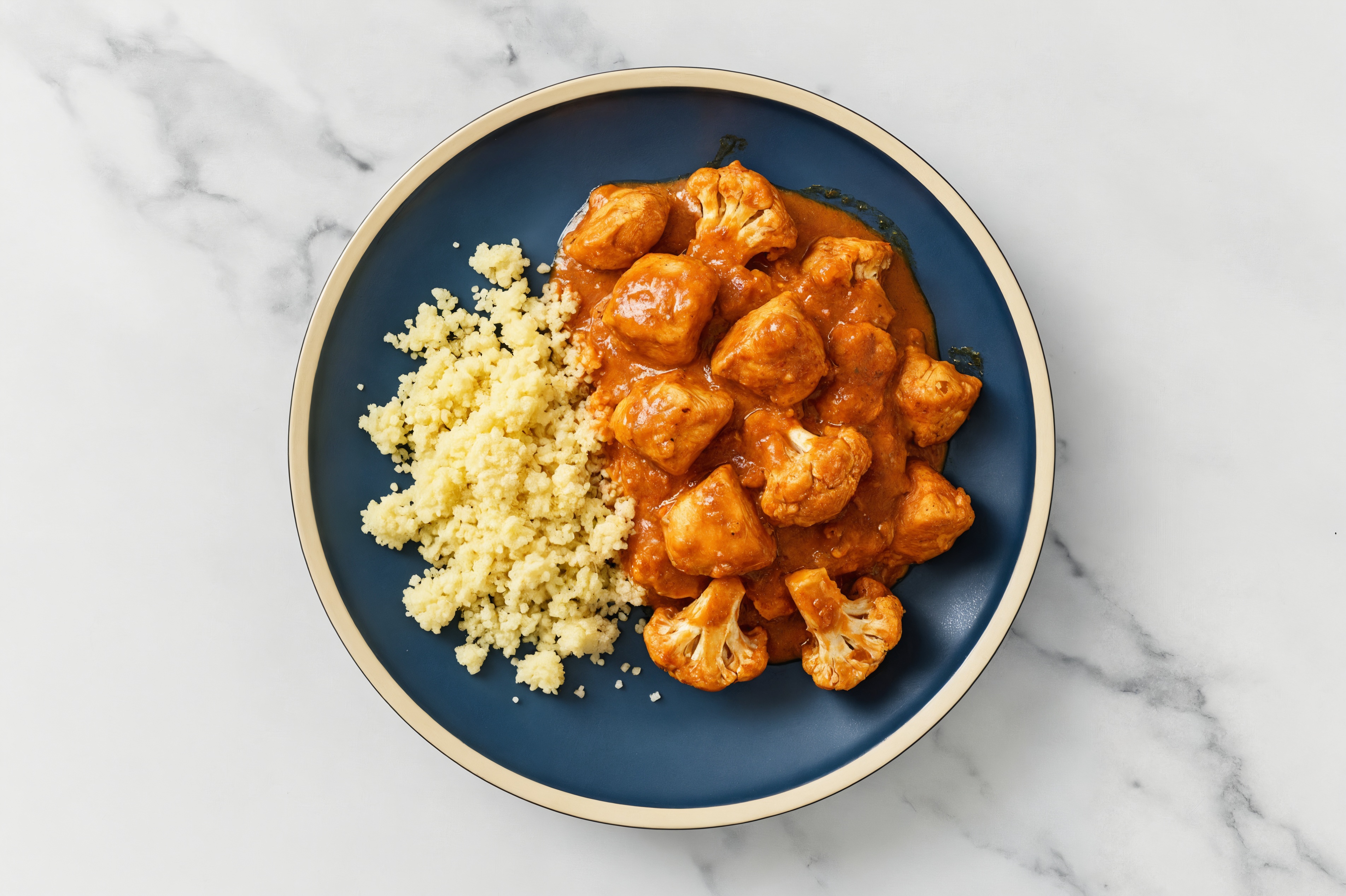 Chicken Tikka Masala with Couscous + Cauliflower