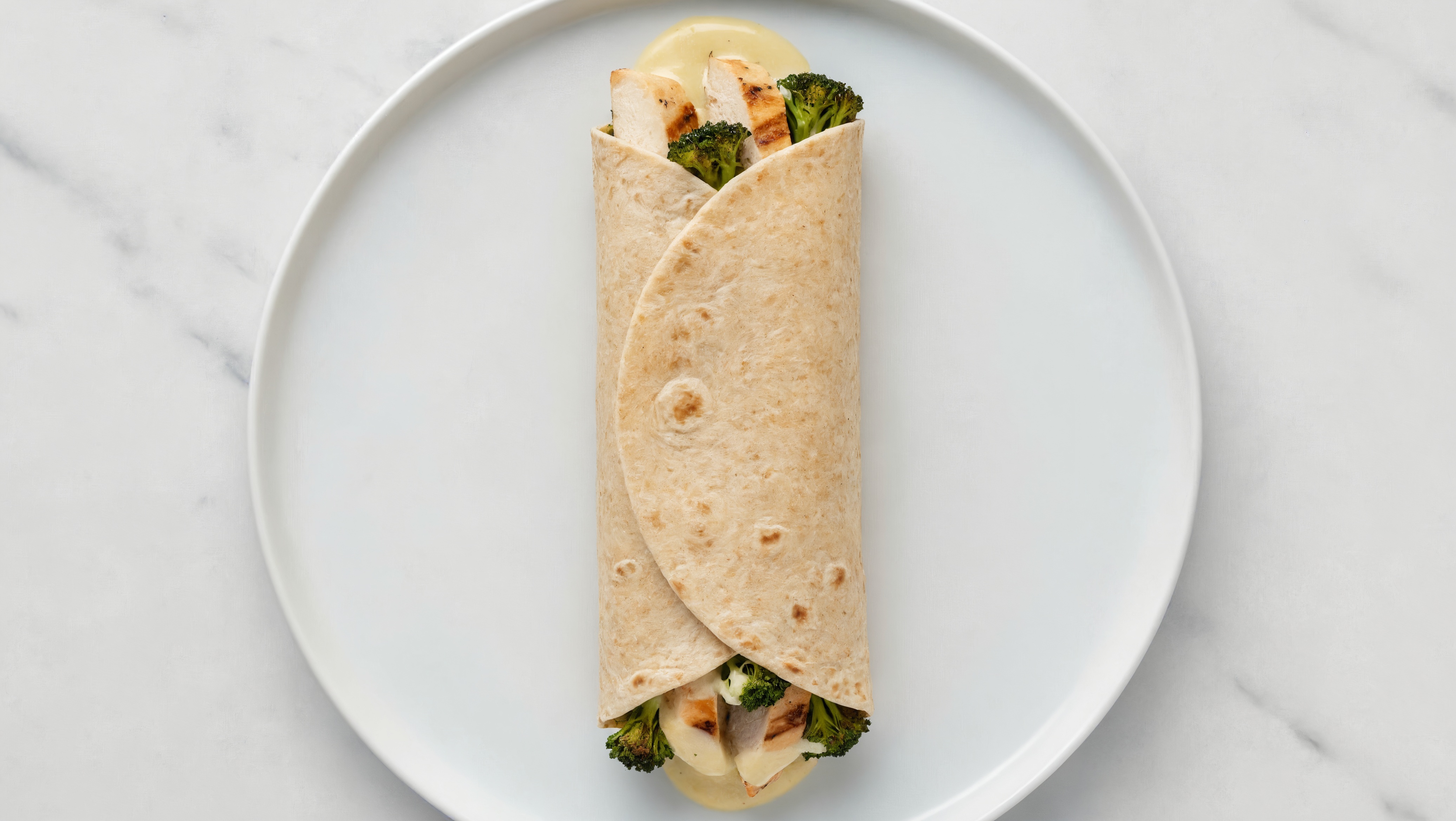  Grilled Chicken + Organic Broccoli Wrap