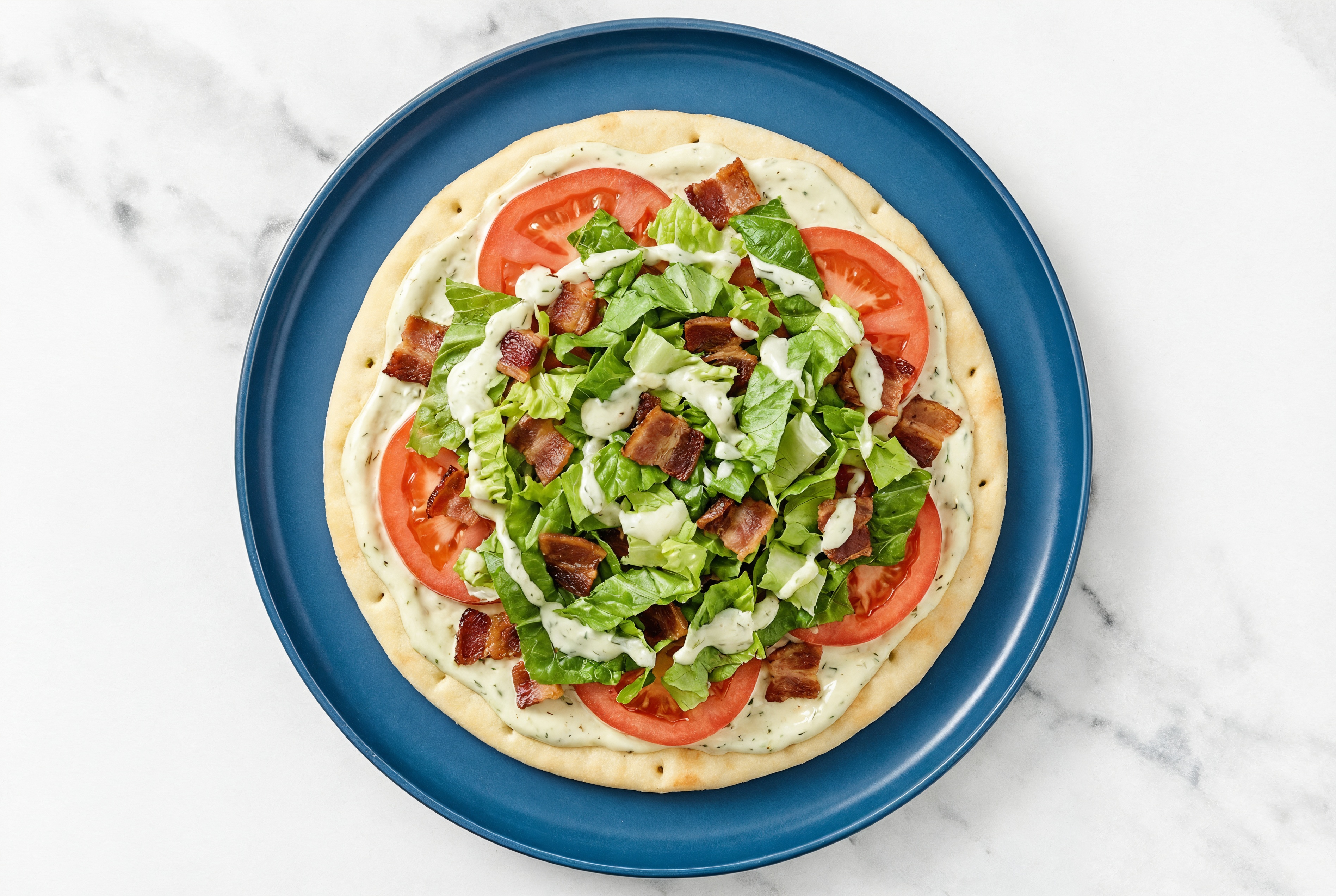 Herby Dill BLT Flatbread with Applewood Smoked Pork Bacon