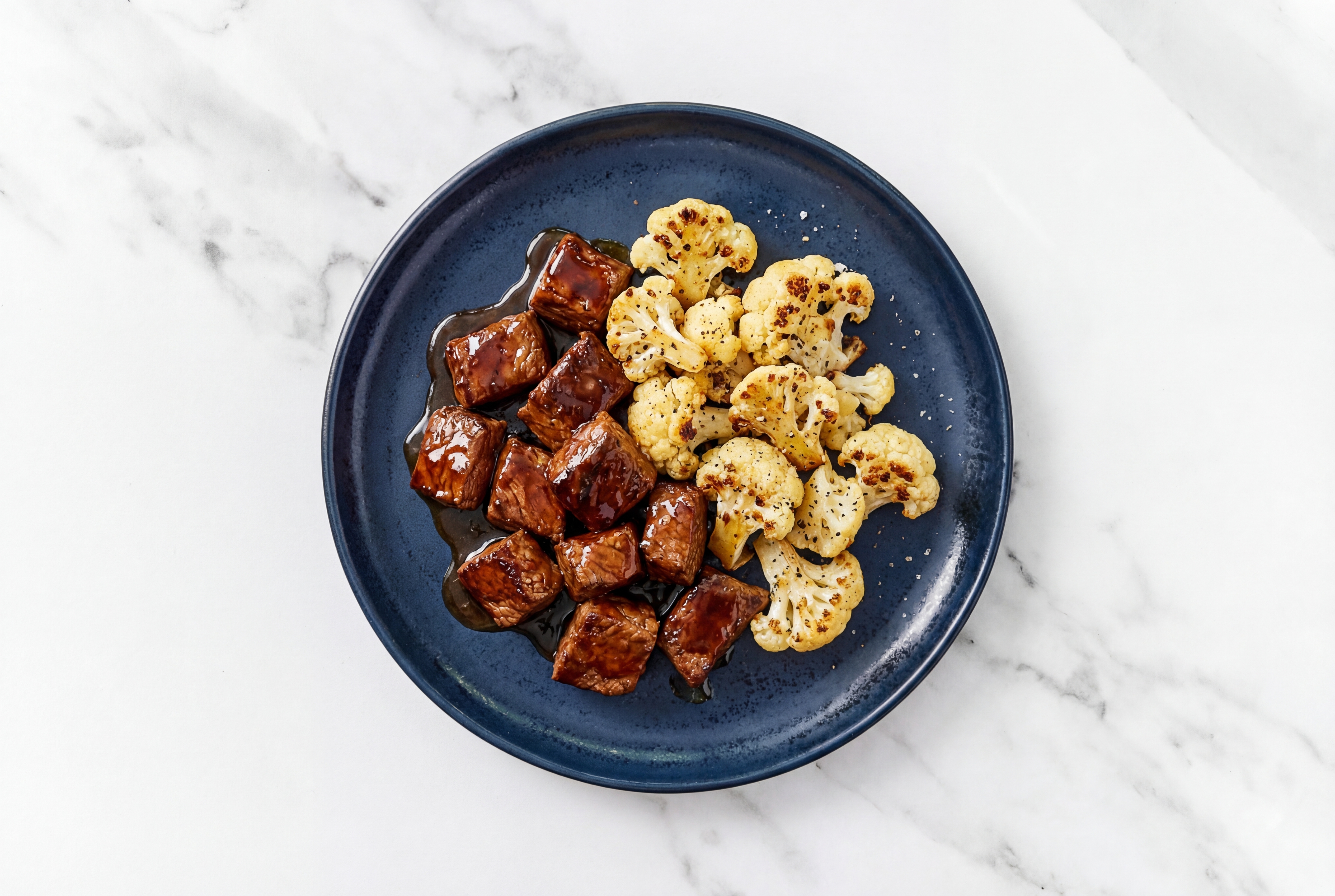 Teriyaki Baked Flank & Cauliflower