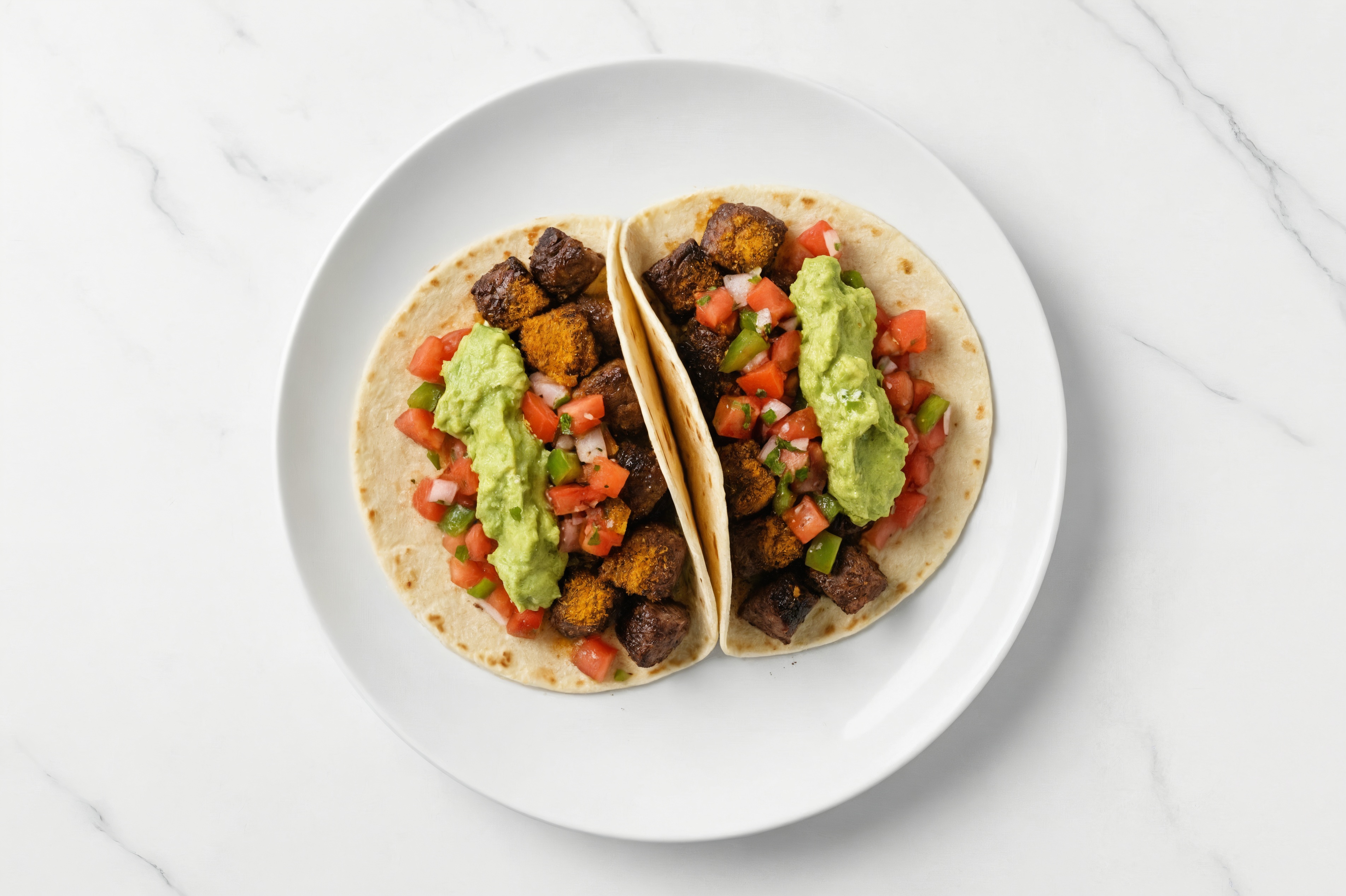 Savory  Bison + Guacamole Tacos