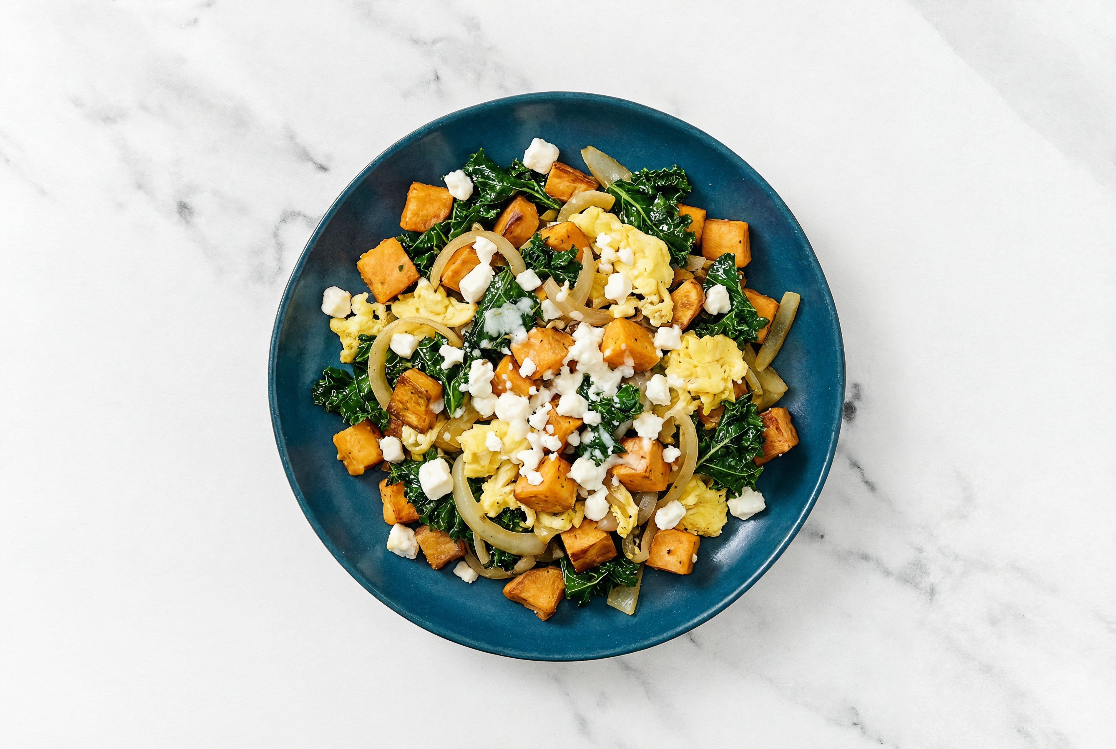 Good Morning Sweet Potato Hash with Liquid Egg Whites