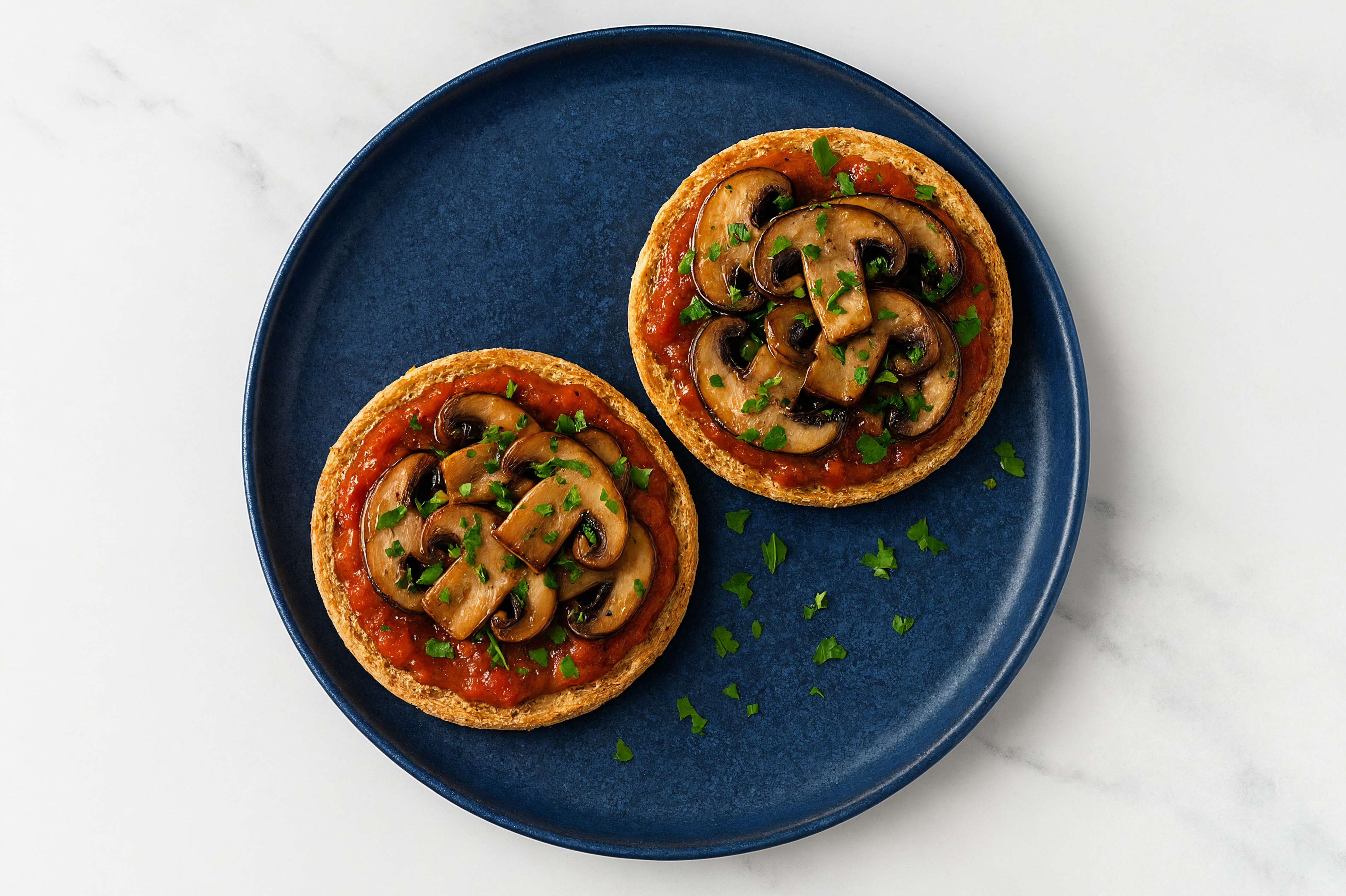 Portabella Mushroom Marinara Flatbread