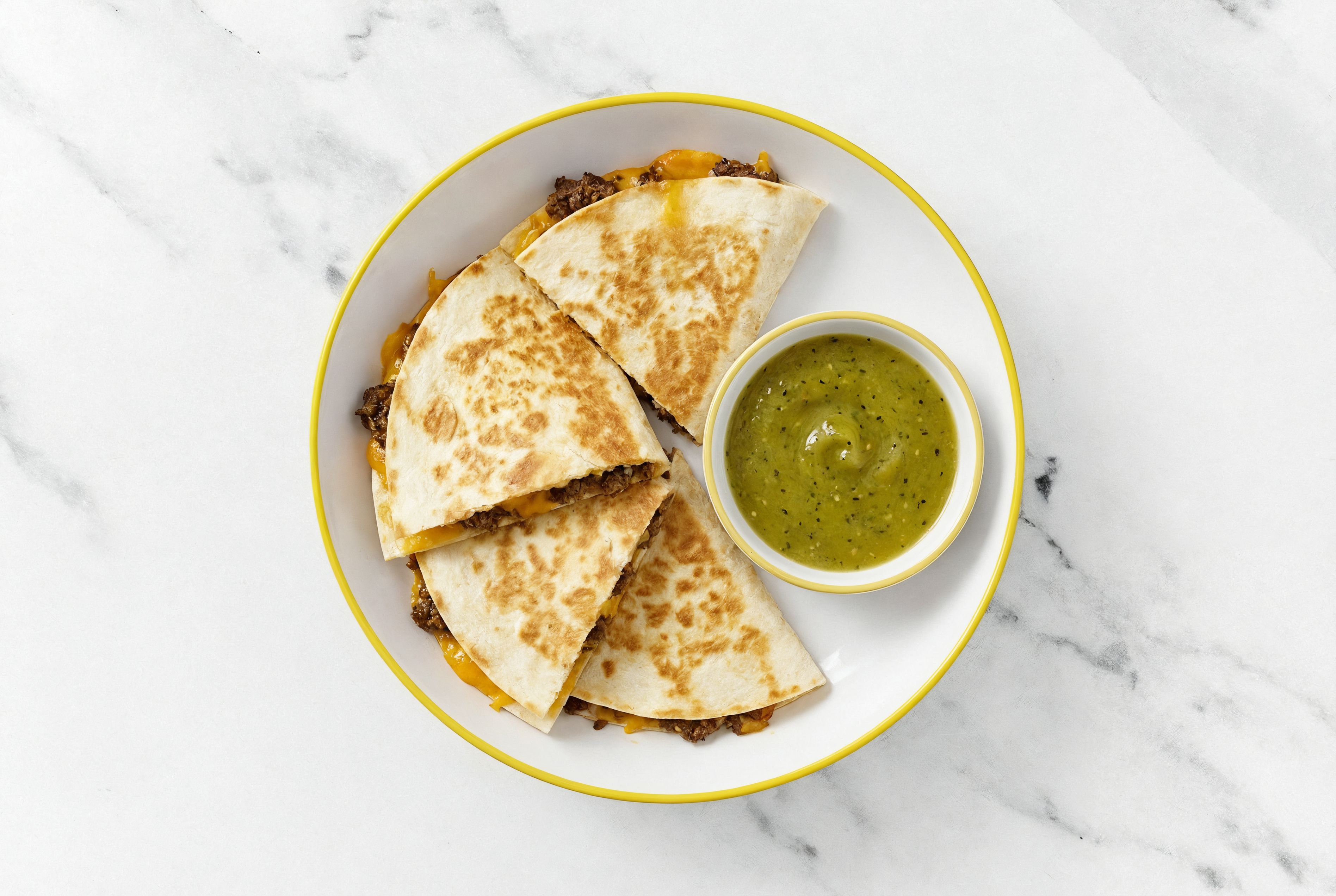 Spicy Bison Quesadillas