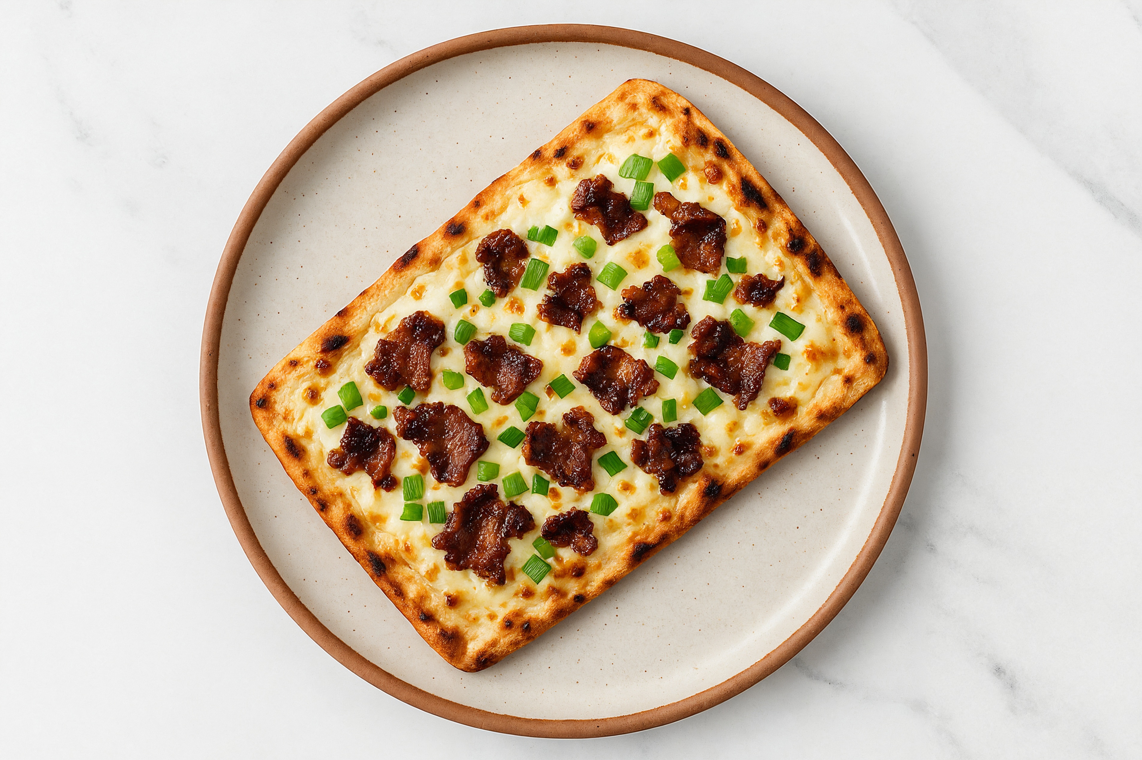 Creamy MyBacon White Wood Grilled Pizza Crusts