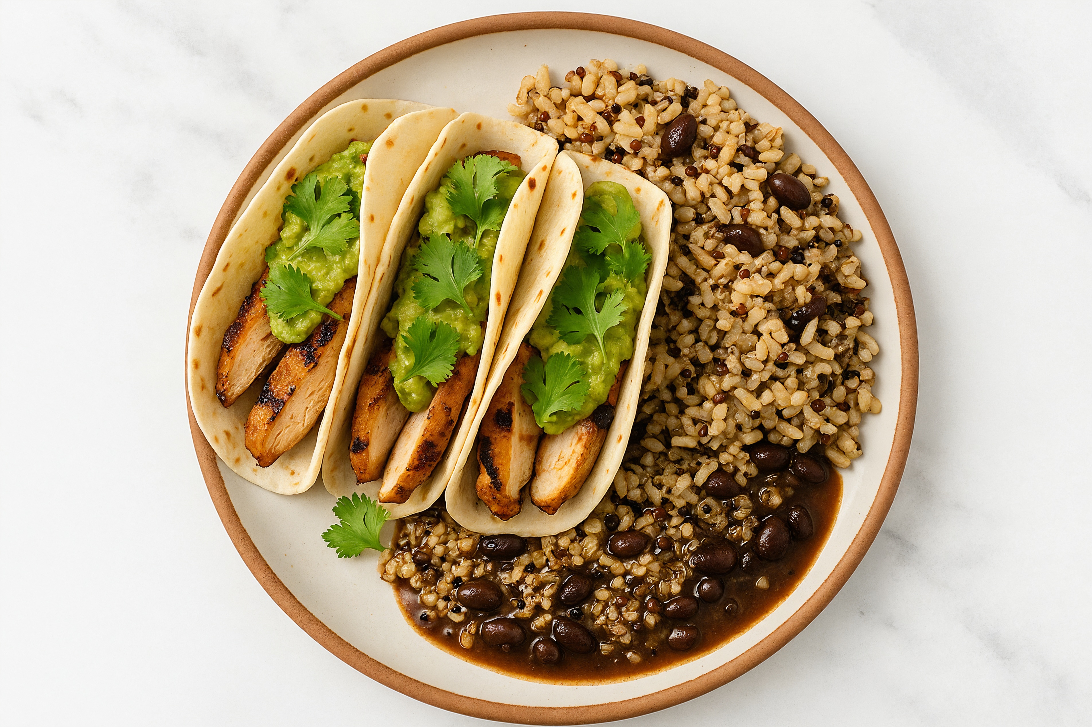 Guac Isn't Extra Blackened Chicken Burrito