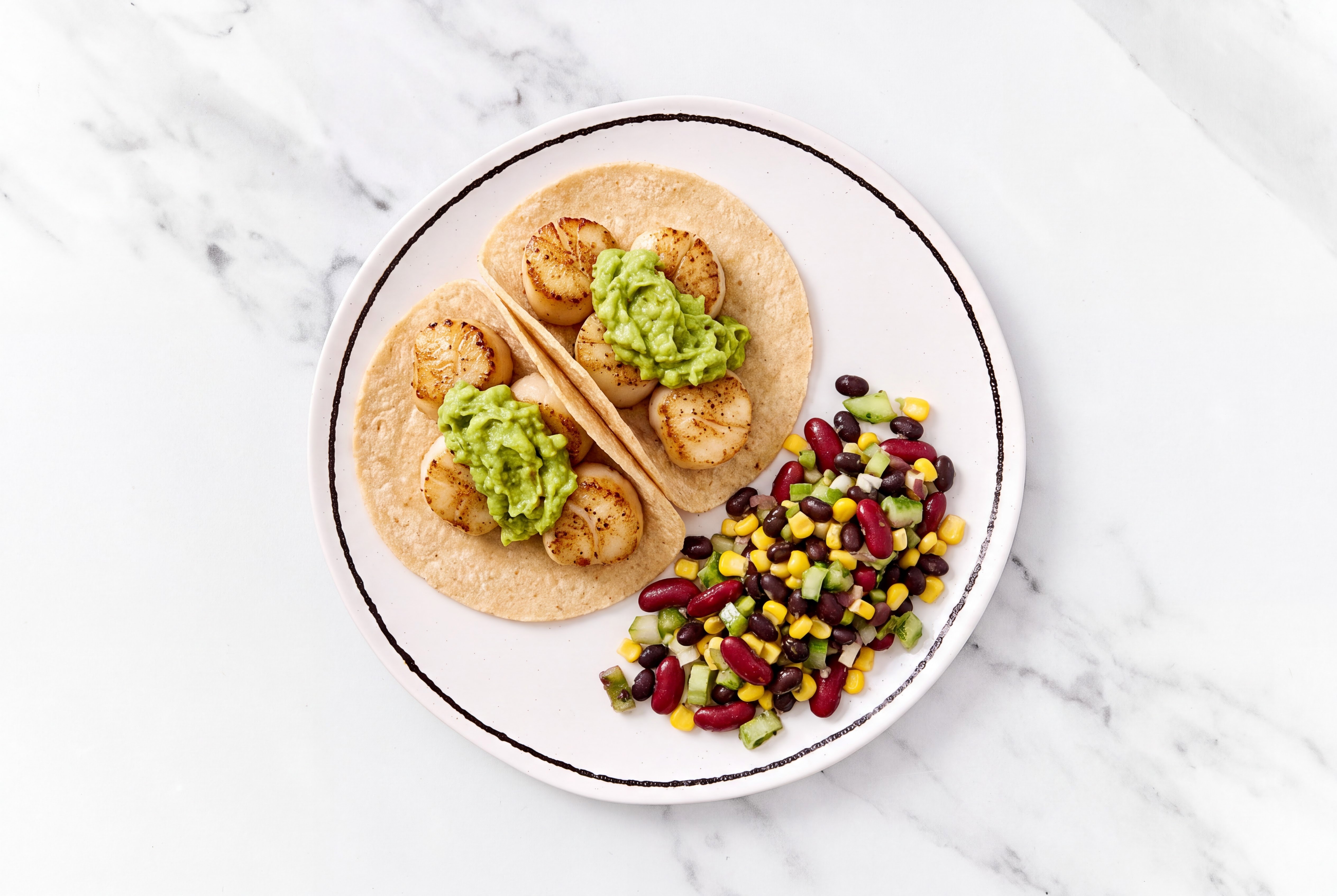 Cozy Feelin' Fresh Scallop Tacos