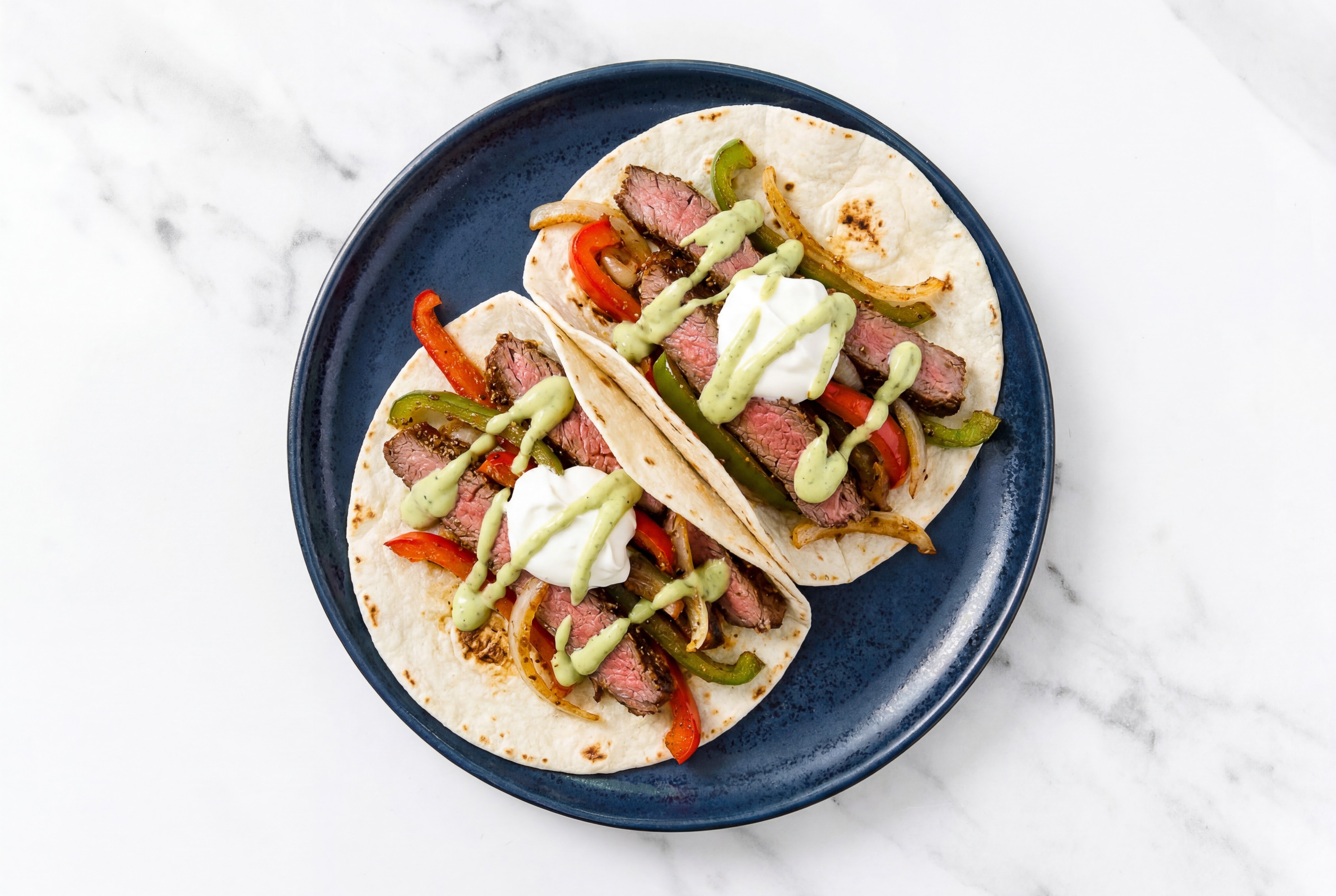 XL Flank Rosemary Garlic Beef Steak Fajitas