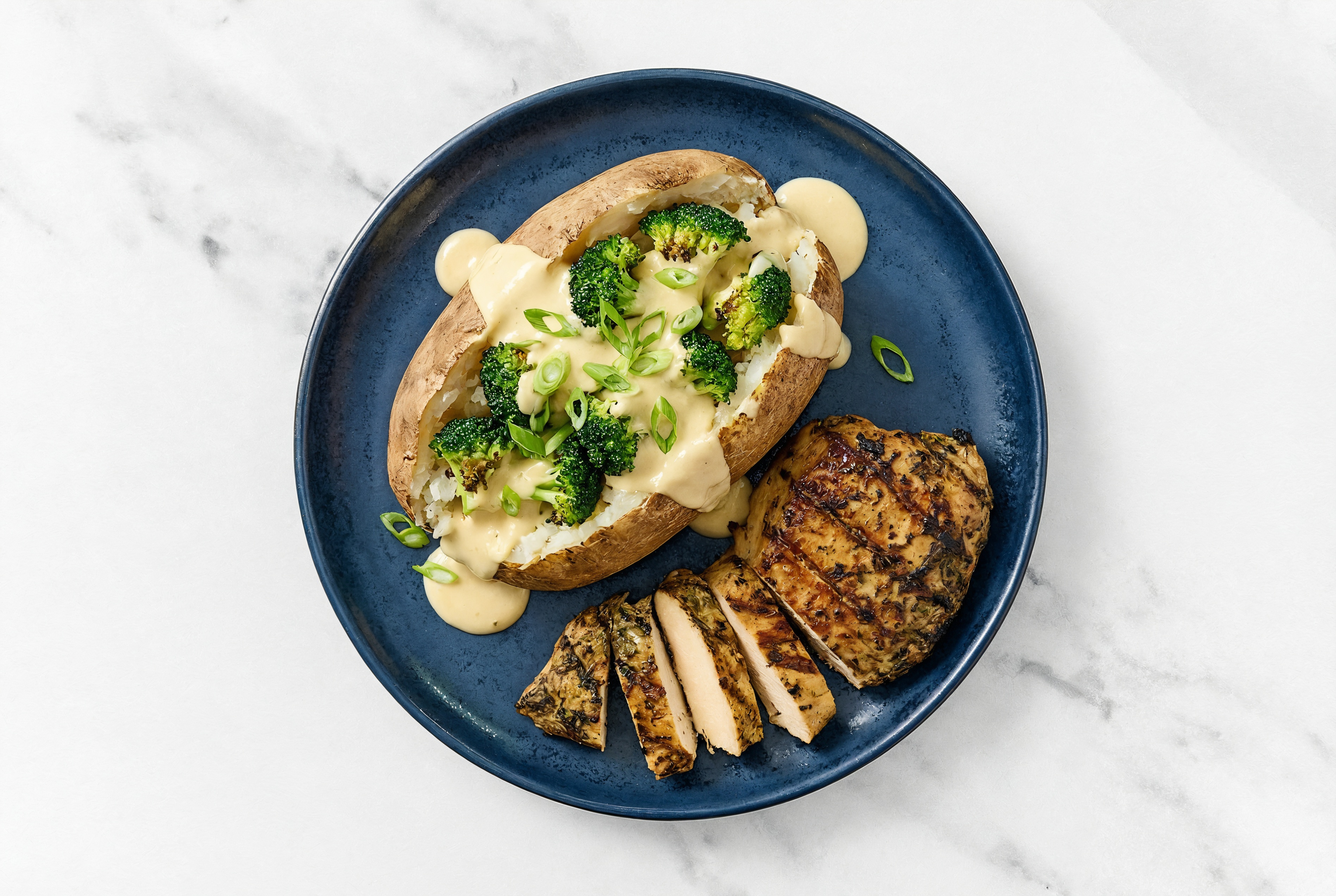 Broccoli Mediterranean Grilled Chicken Breast Queso Bake