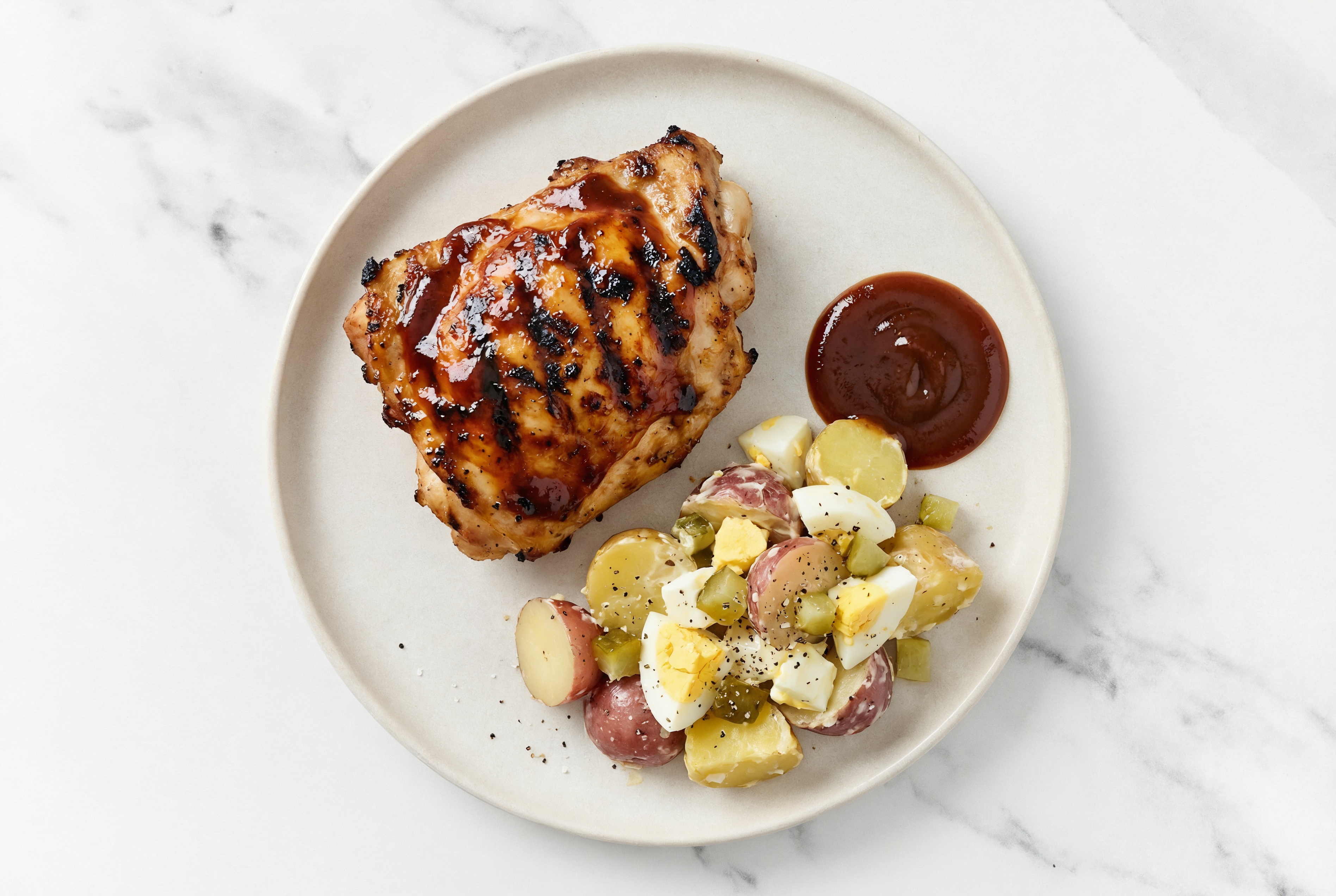 Grilled BBQ Chicken + Classic Potato Salad with Original BBQ Sauce