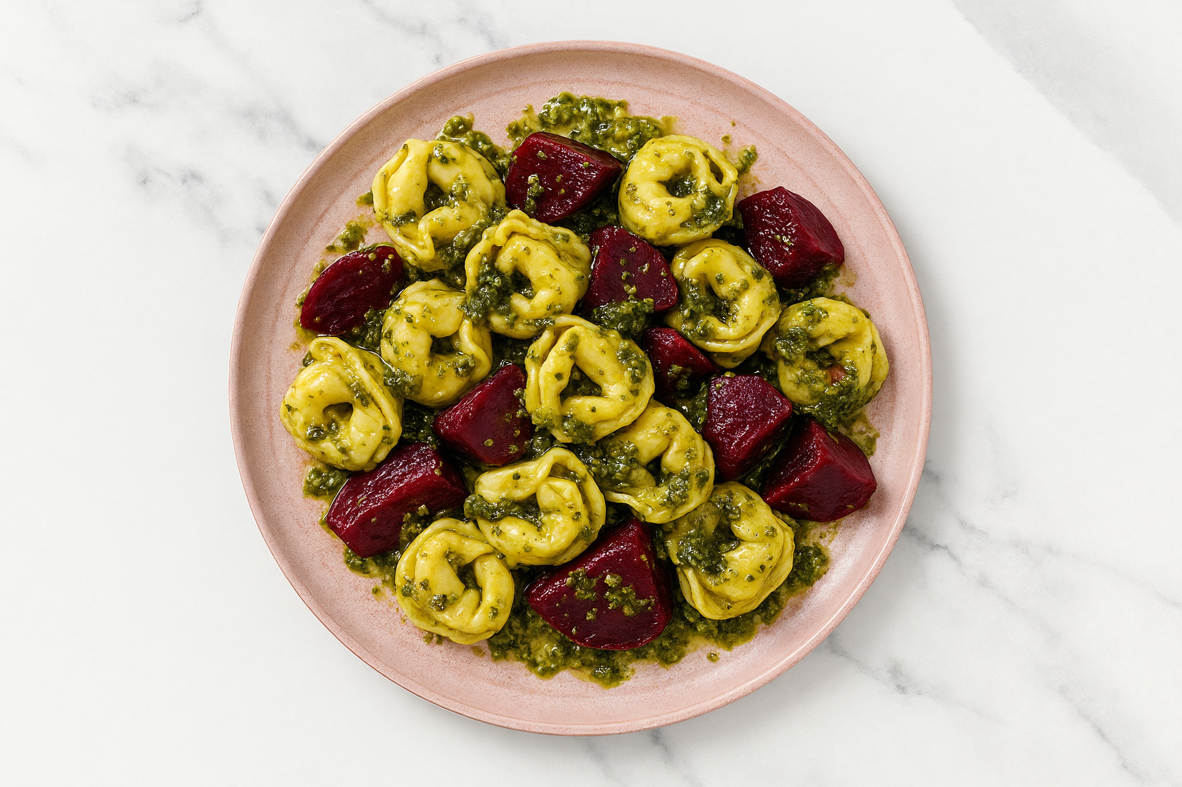 Technicolor Pesto Tortelloni