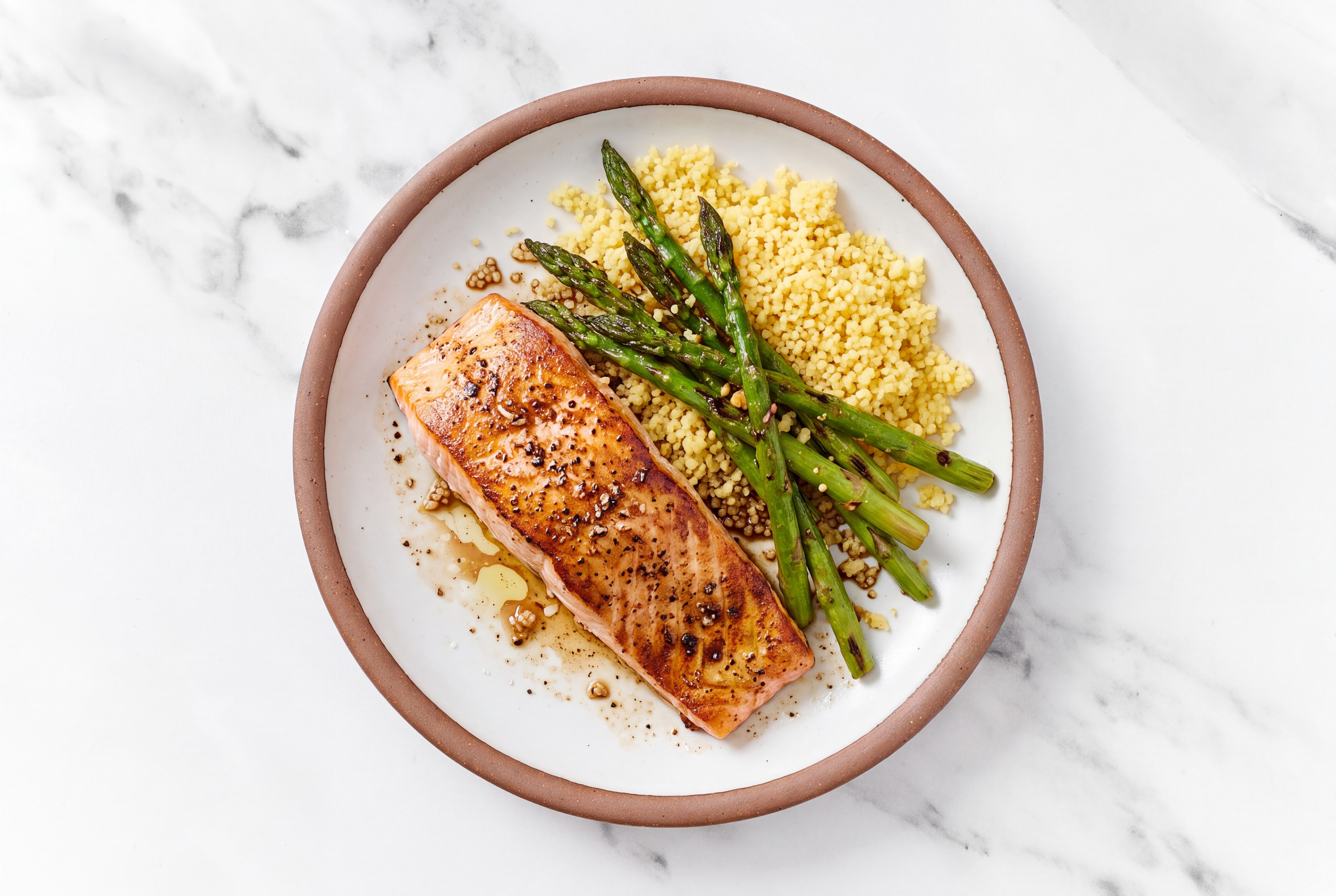 Balsamic Salmon + Traditional Couscous