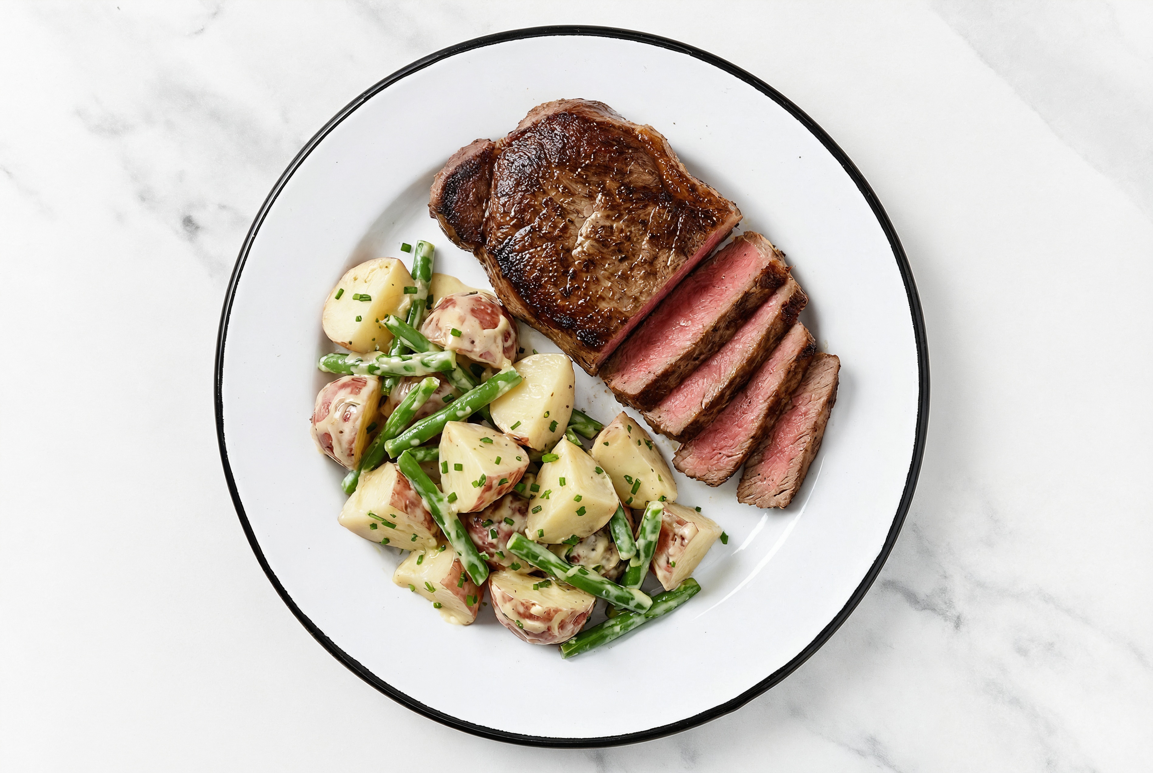 Sirloin Steak + German-Style Potato Salad