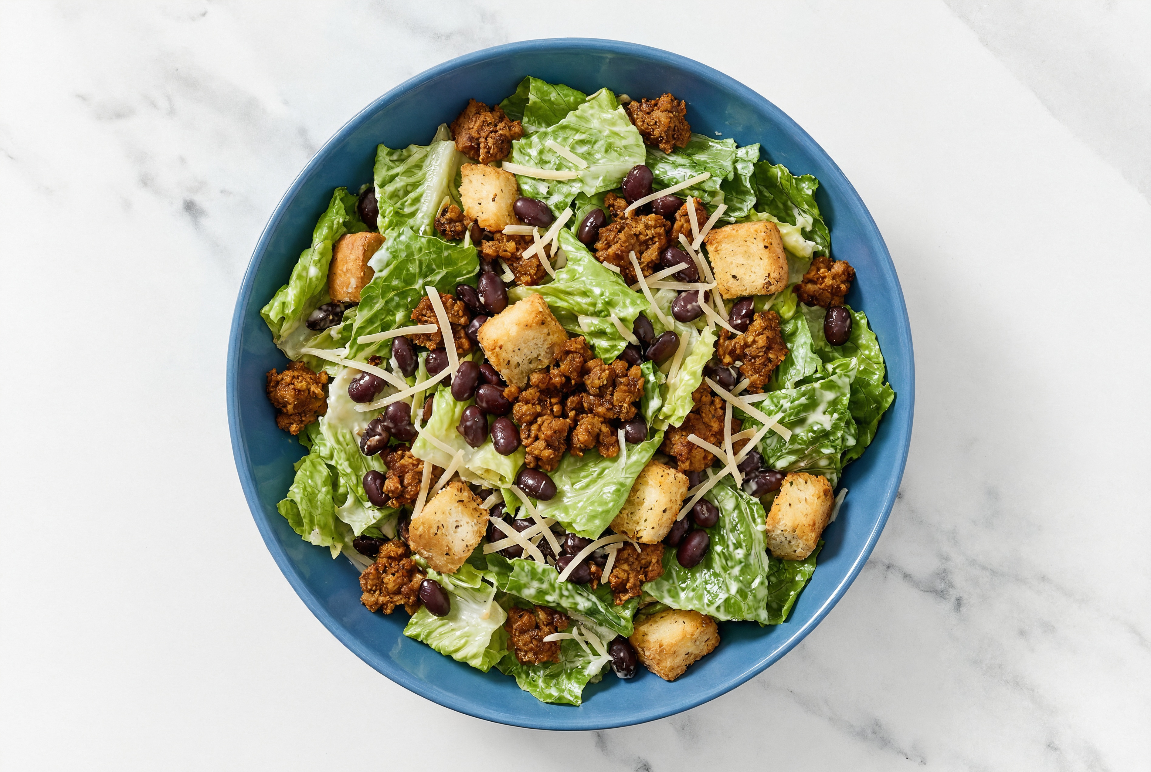 Plant-Based Chorizo + Black Bean Caesar