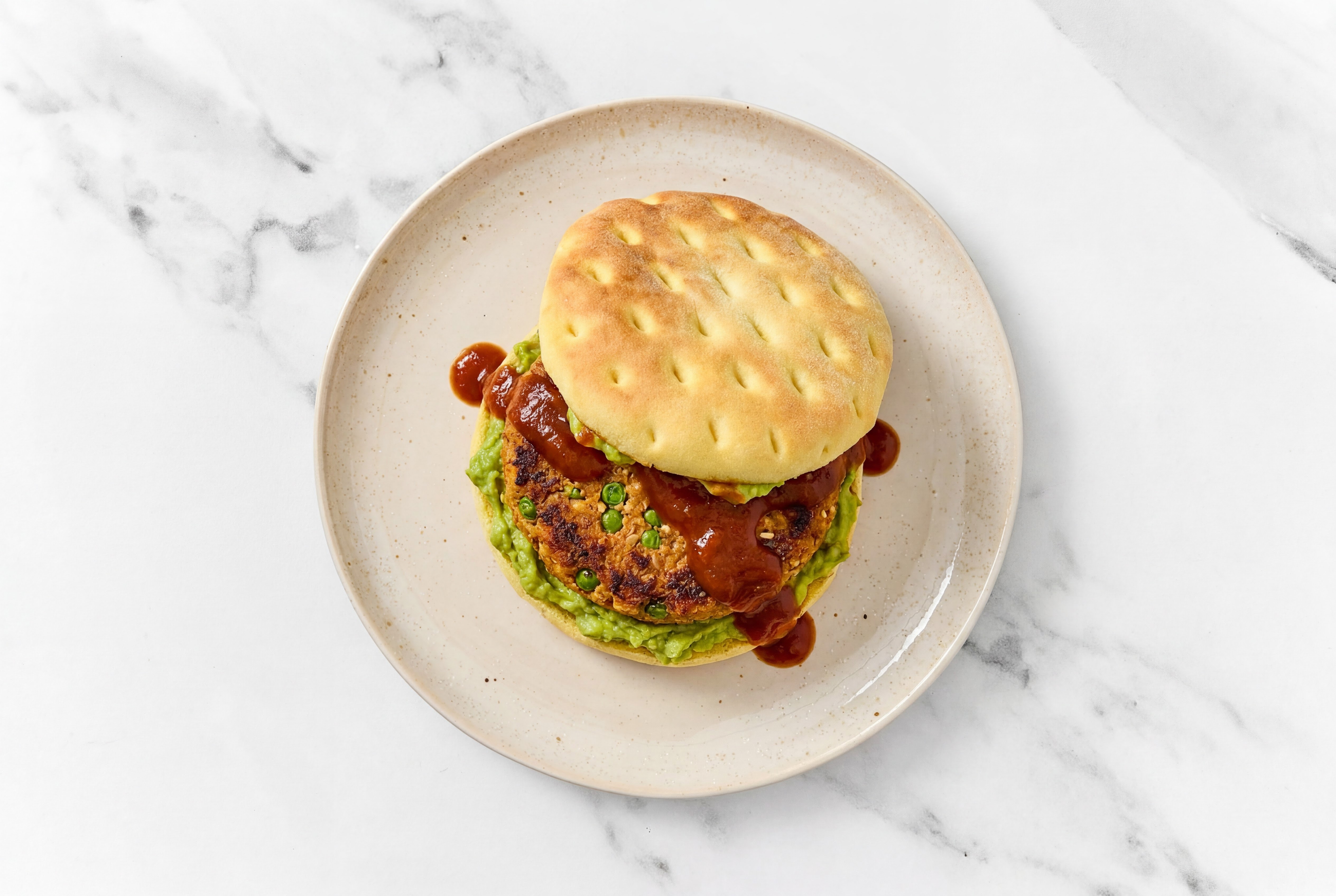 Southwestern Veggie Guac Burger