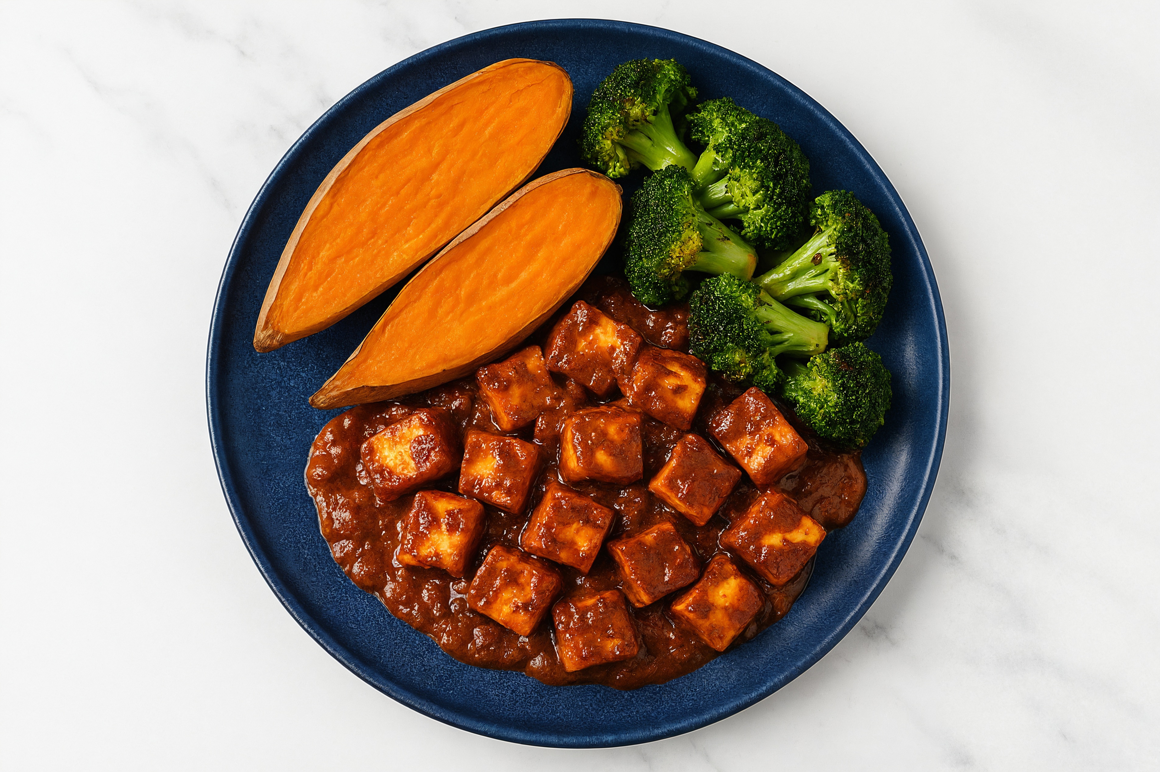 Tandoori Paneer with Sweet Potato + Organic Broccoli