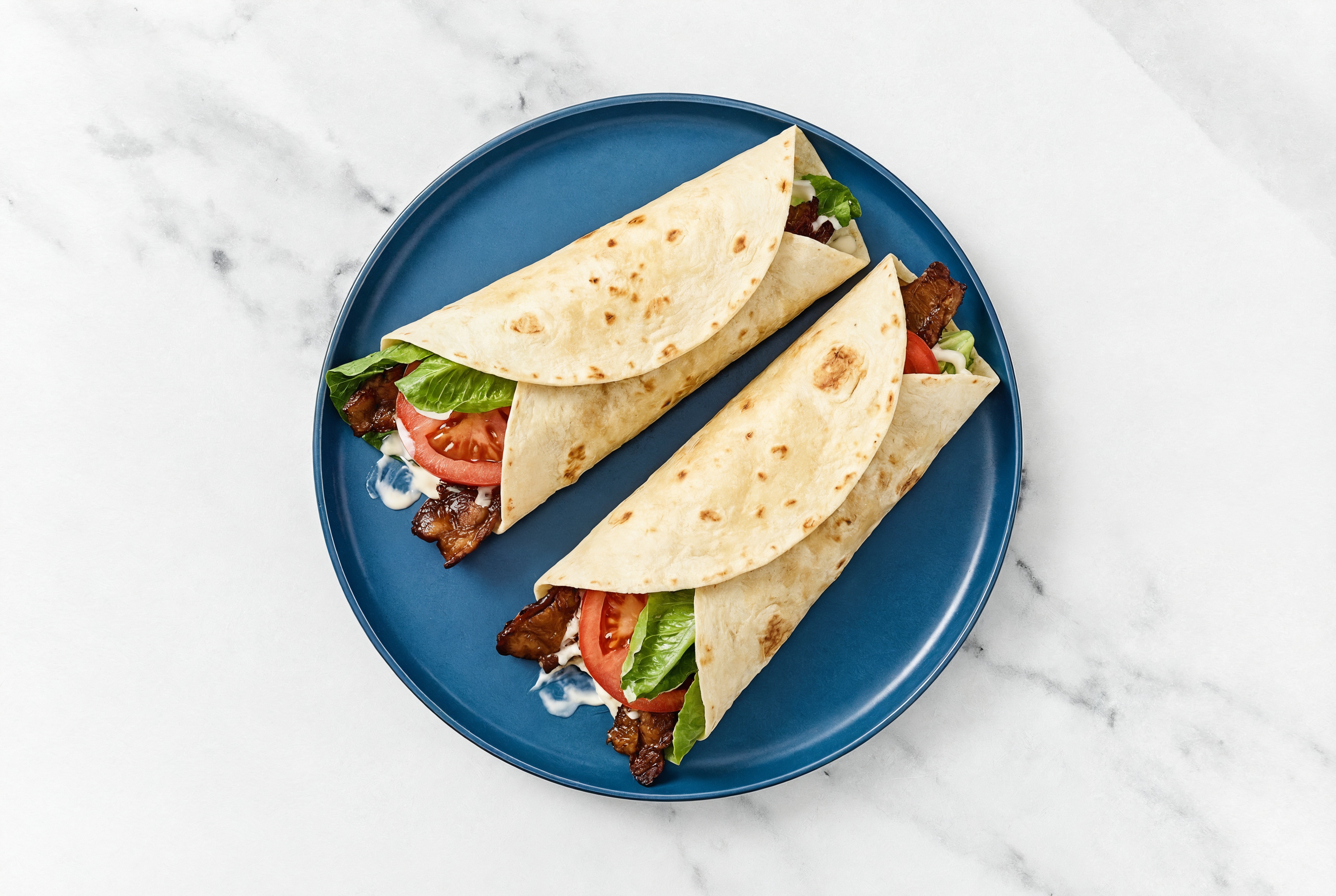 Herby Vegan BLT Wrap