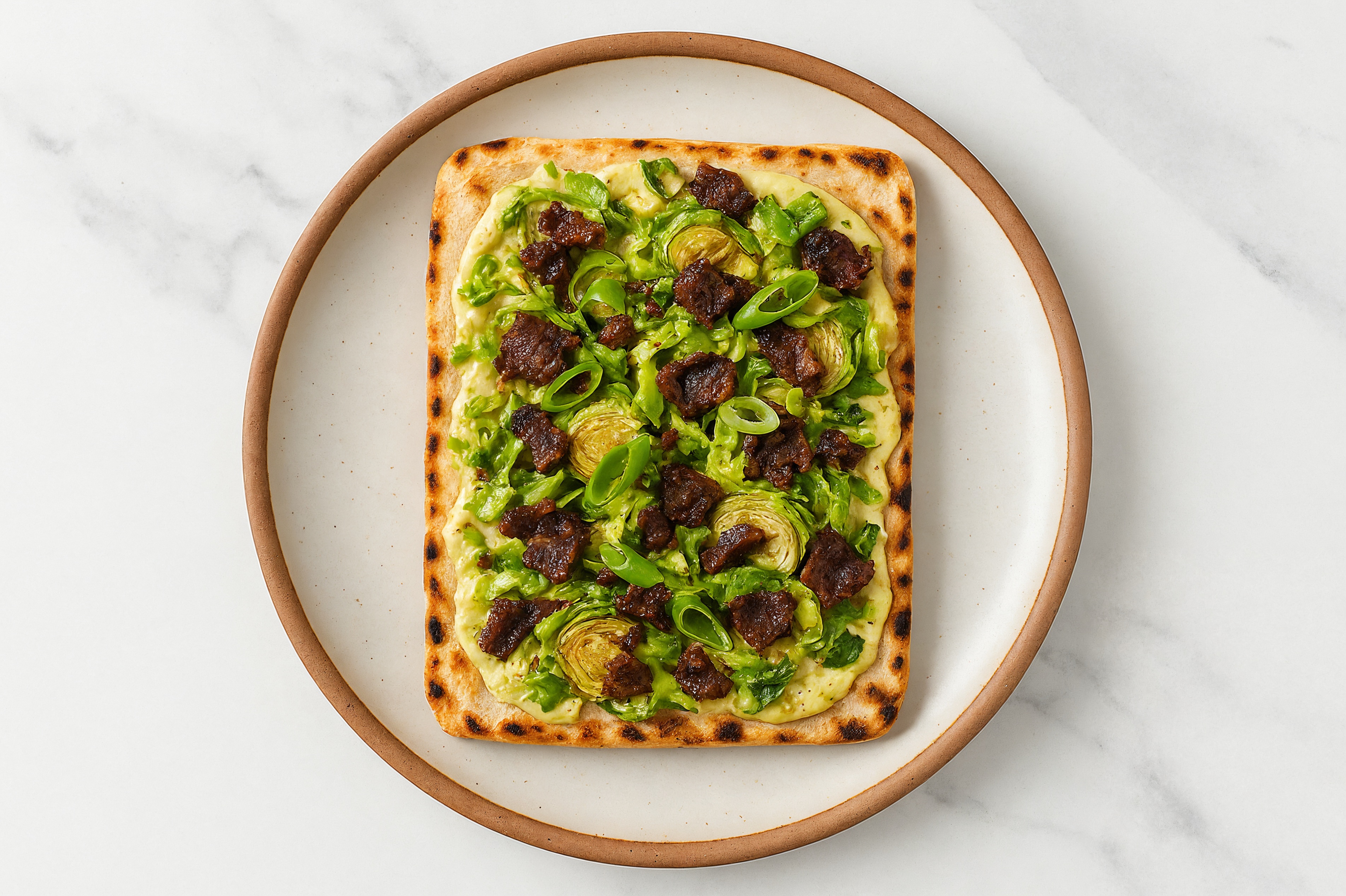 Creamy Brussels + MyBacon Herb White Sauce Pie