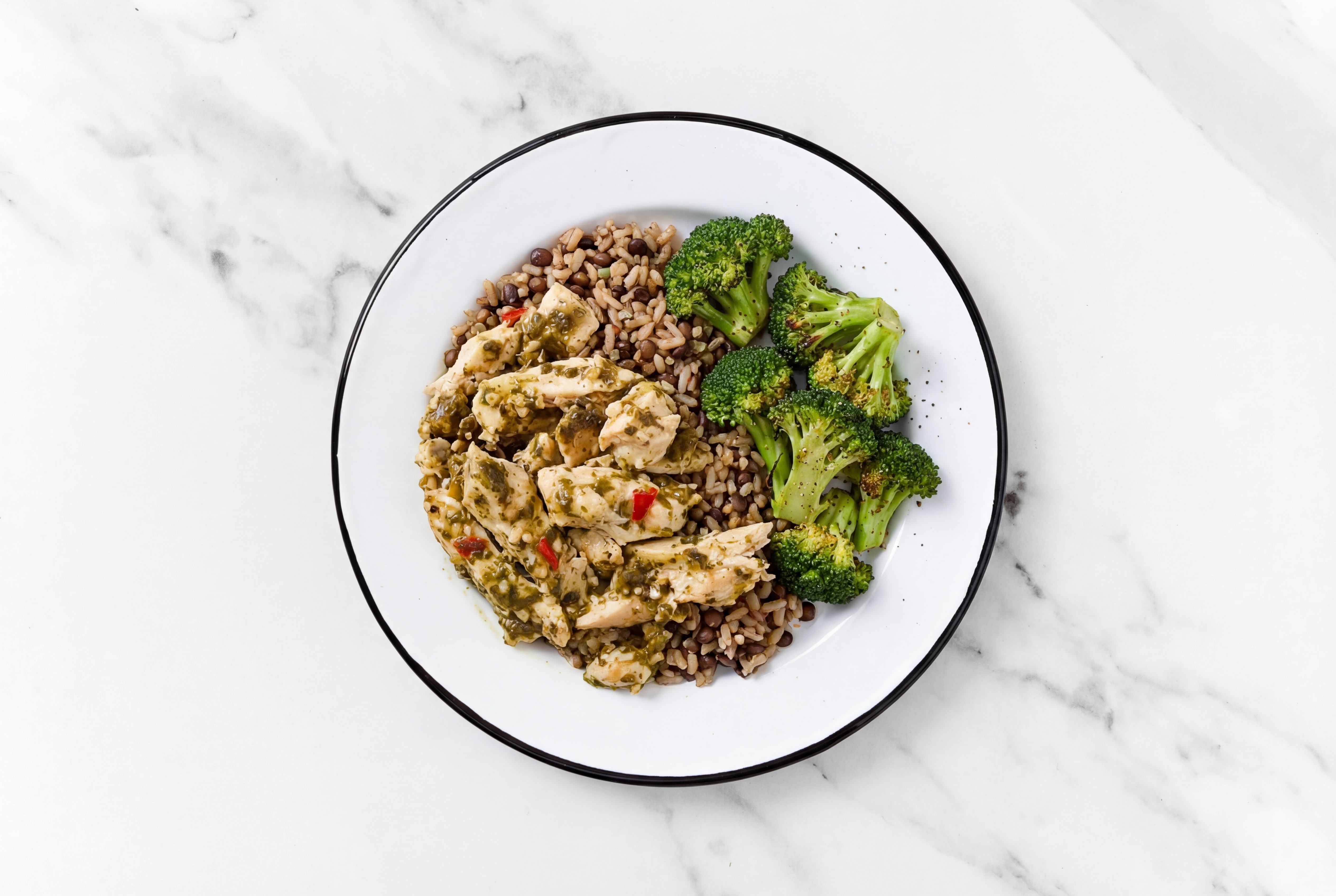 Cilantro Lime Chicken + Broccoli Bunches