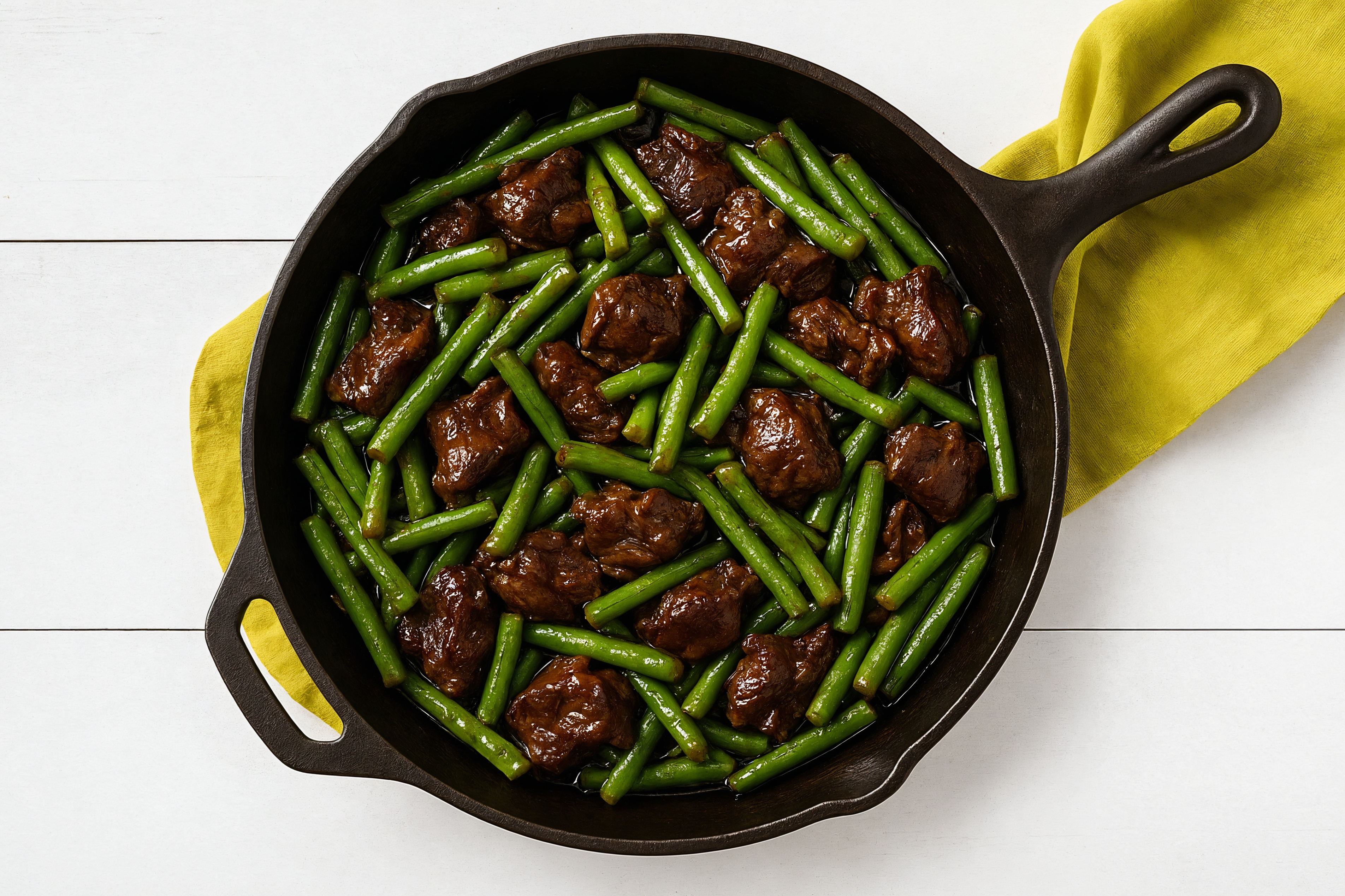 Teriyaki Beef Stir-Fry with Green Beans