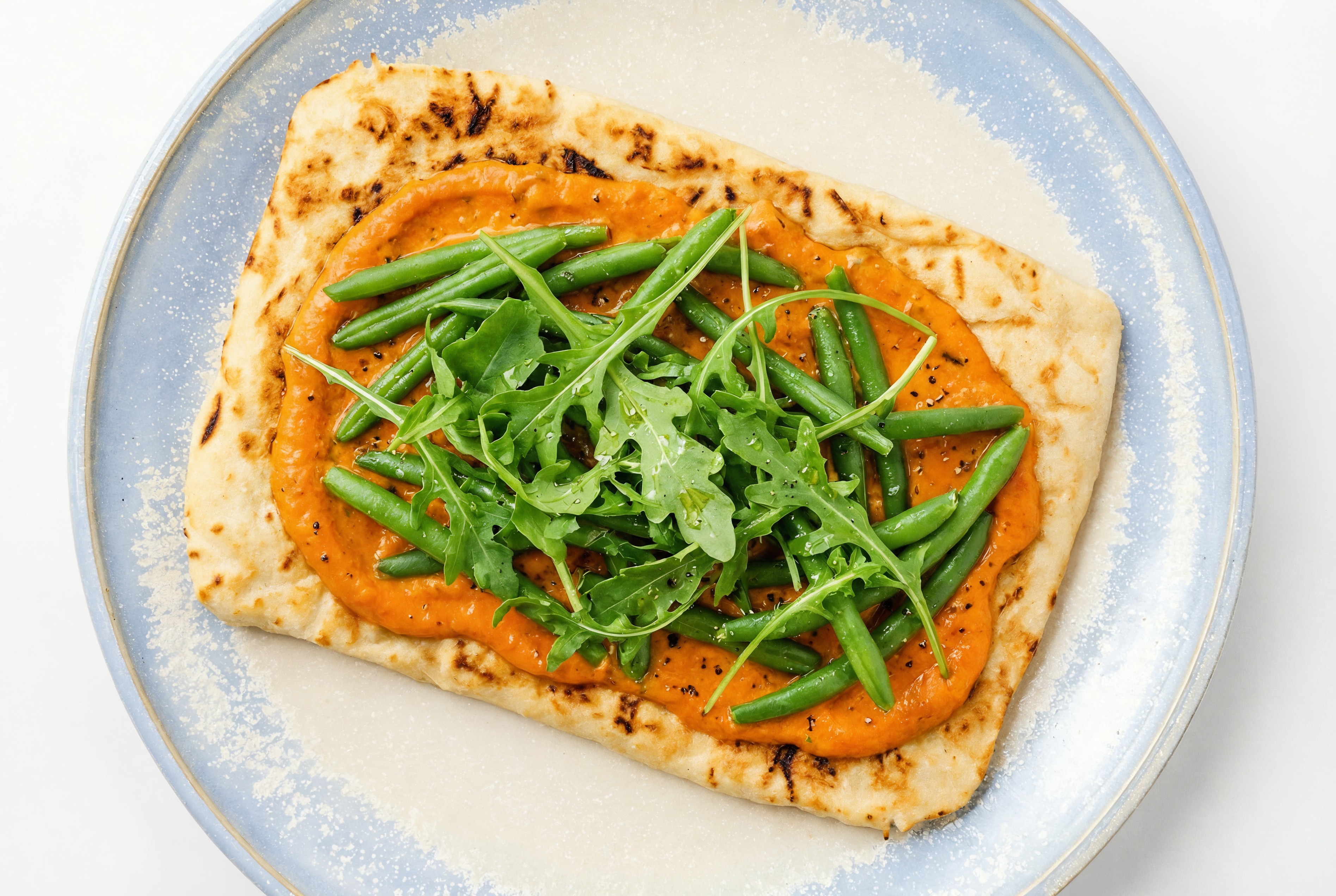 Herby Trimmed Green Beans Veggie Vodka Wood Grilled Pizza Crusts