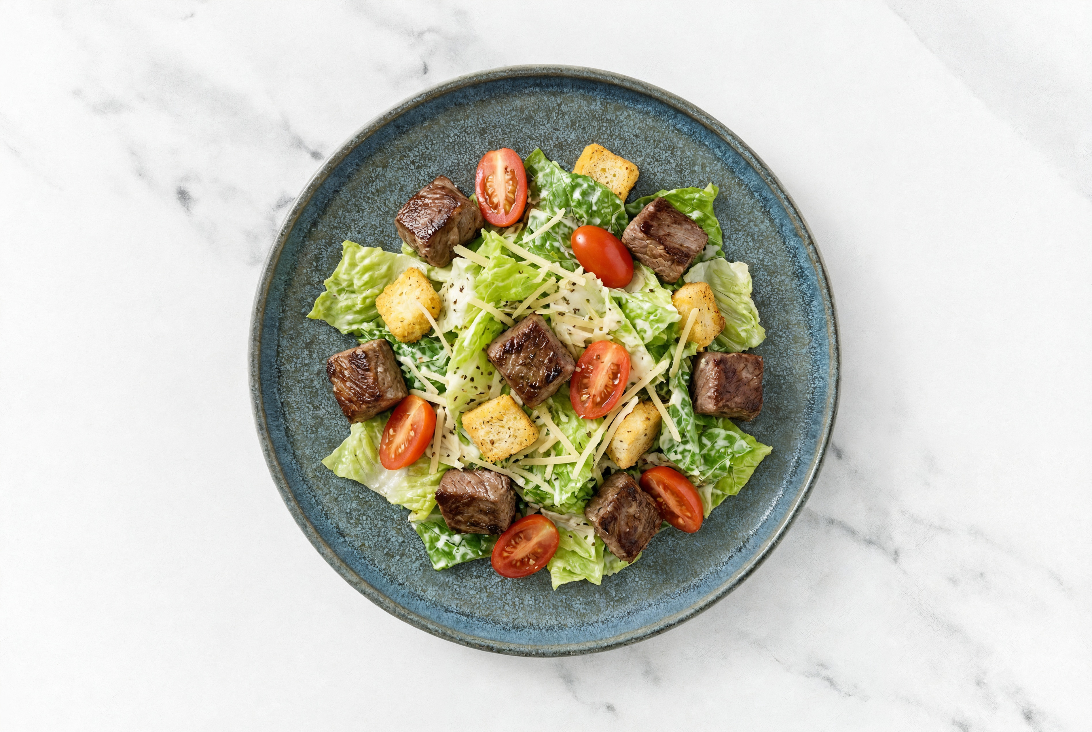 Tomato + Lamb Caesar Salad