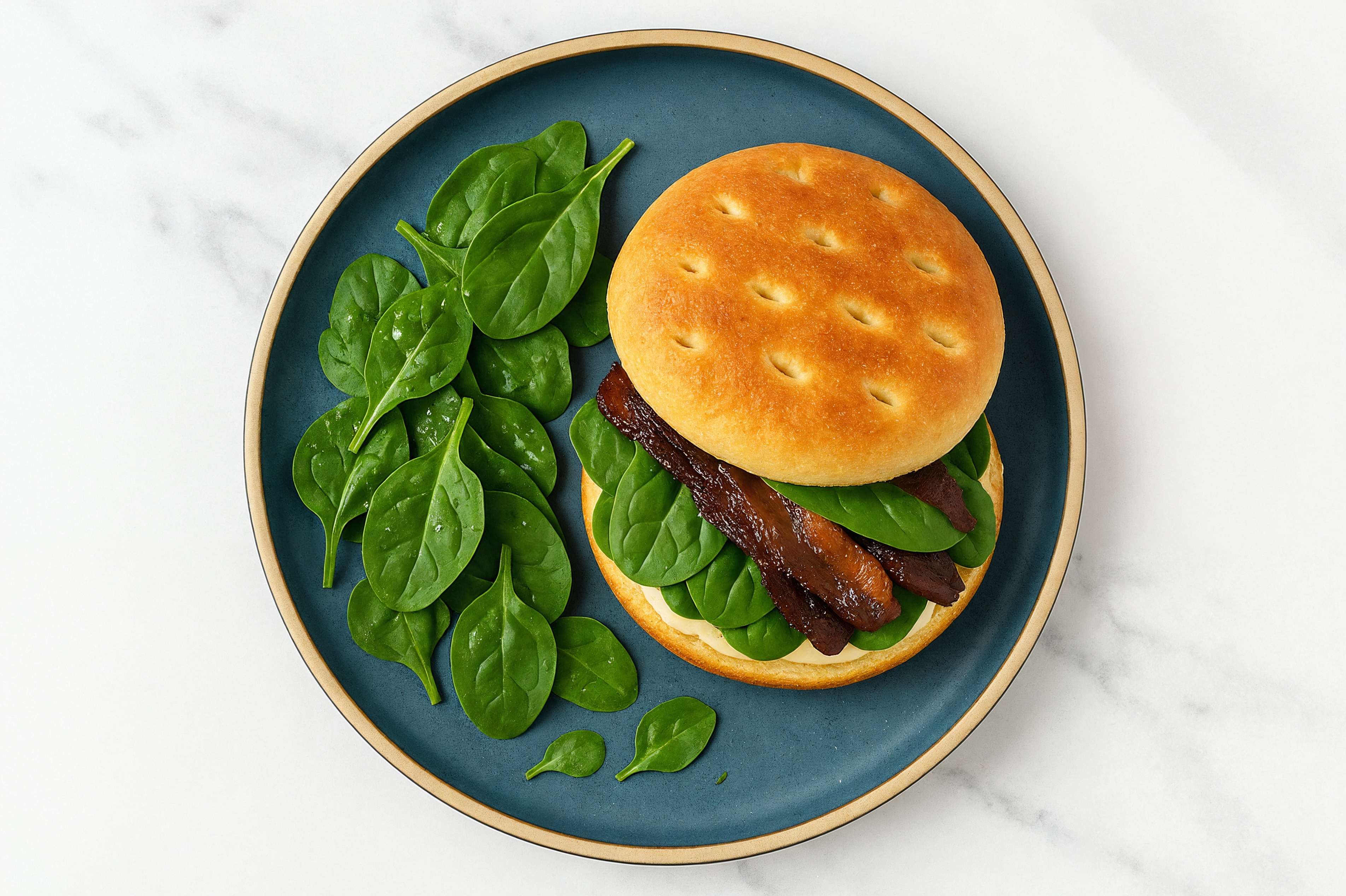 Garlicky Plant Based Bacon Sandwich