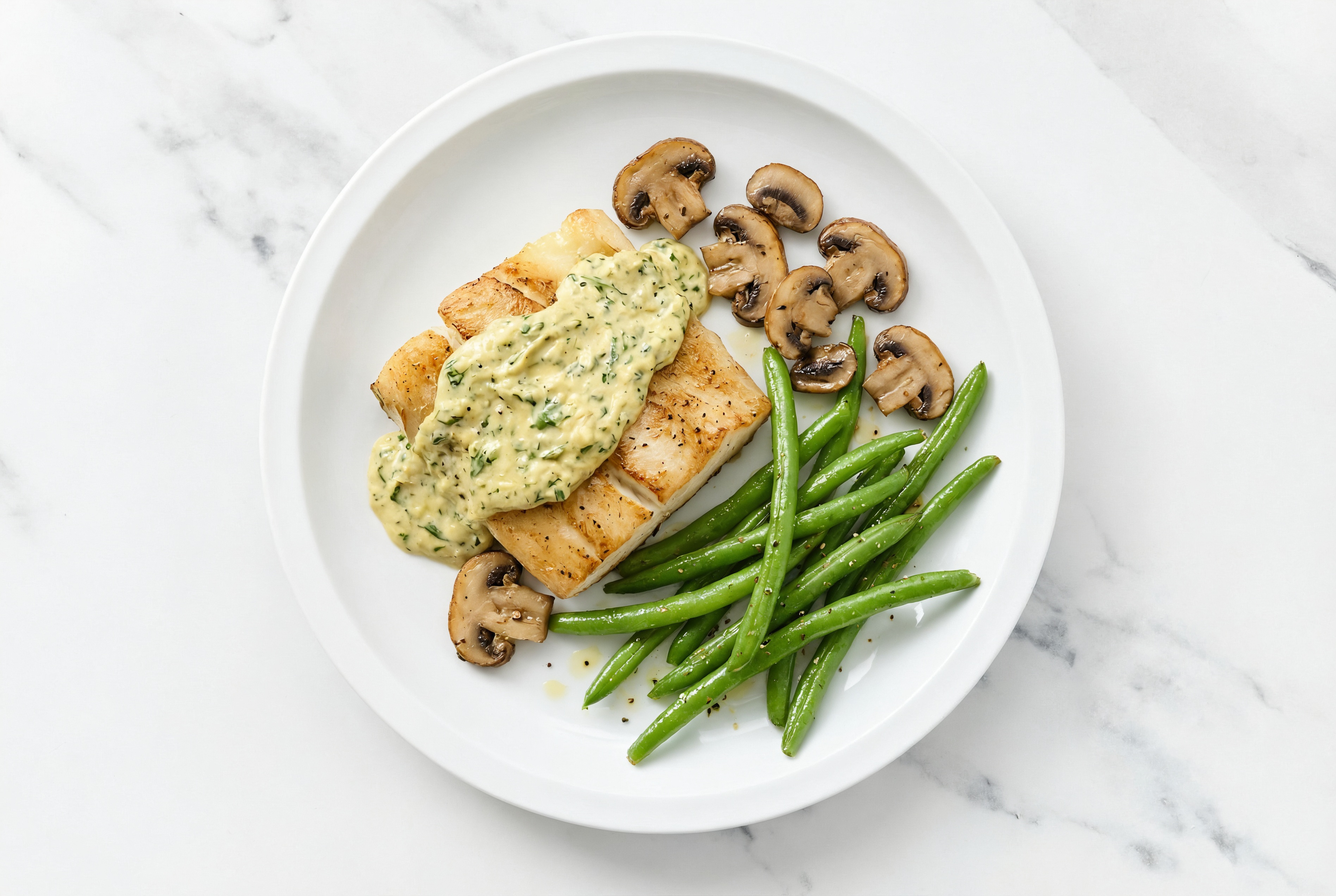 Spinach Artichoke Barramundi Veggie Bowl