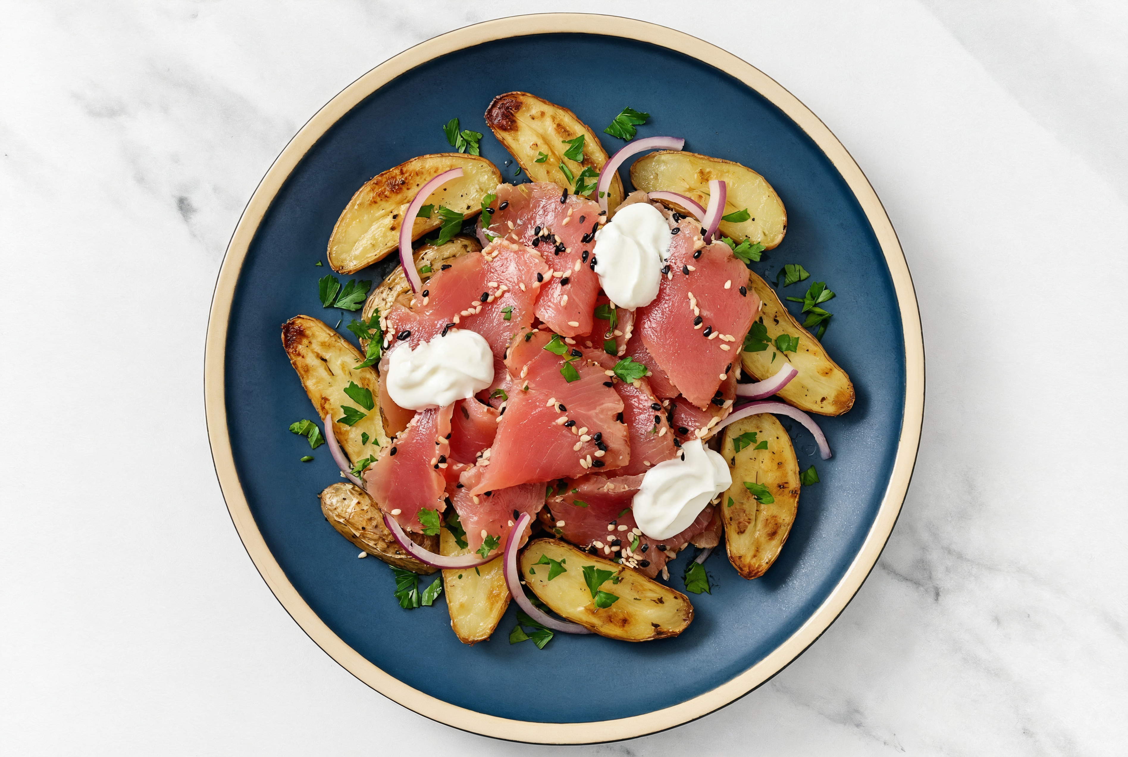  Smoked Tuna Loaded Roast Potatoes
