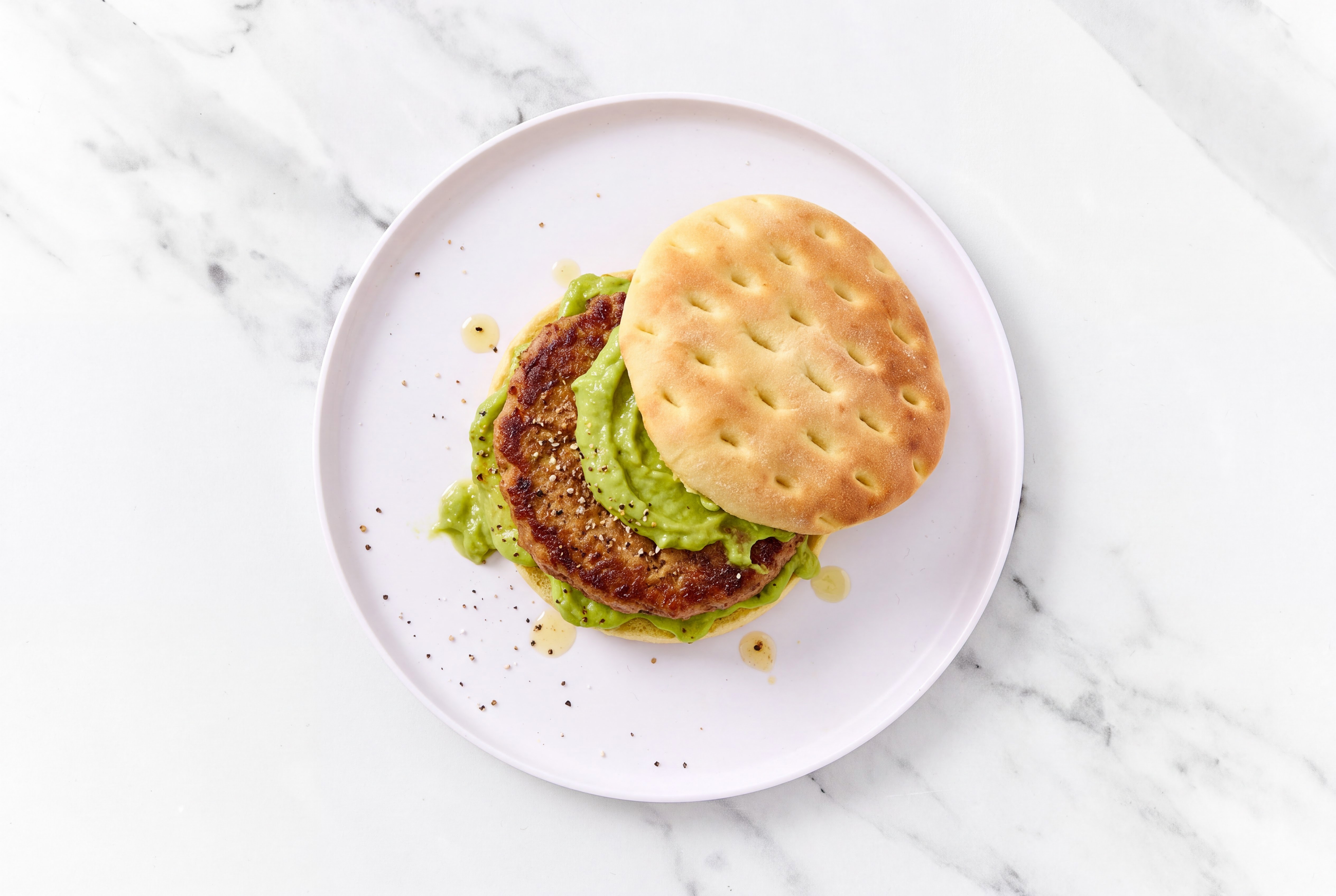 Herby Beyond Meat Avo Burger