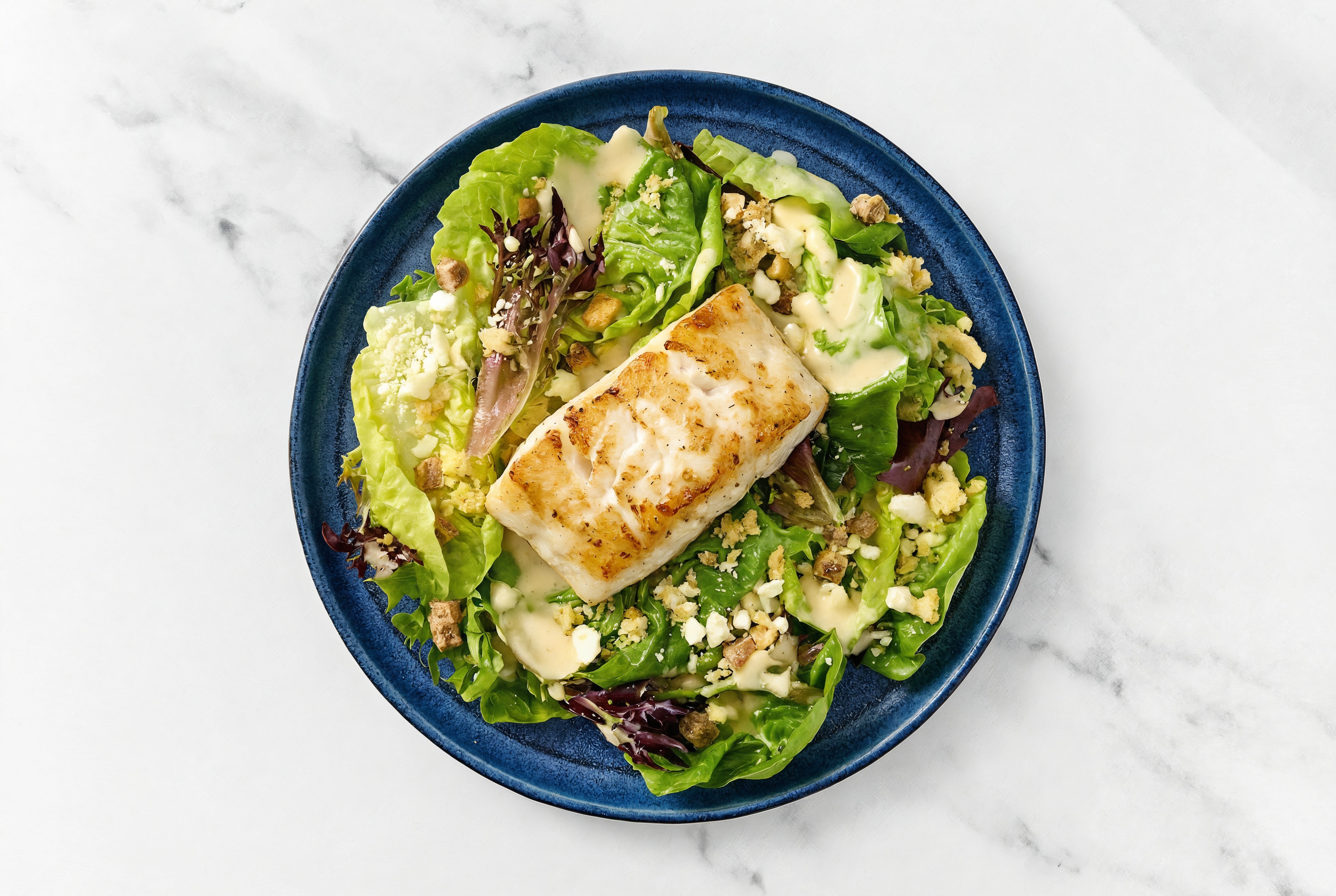 Seared Halibut Little Champagne Kit Gem Salad