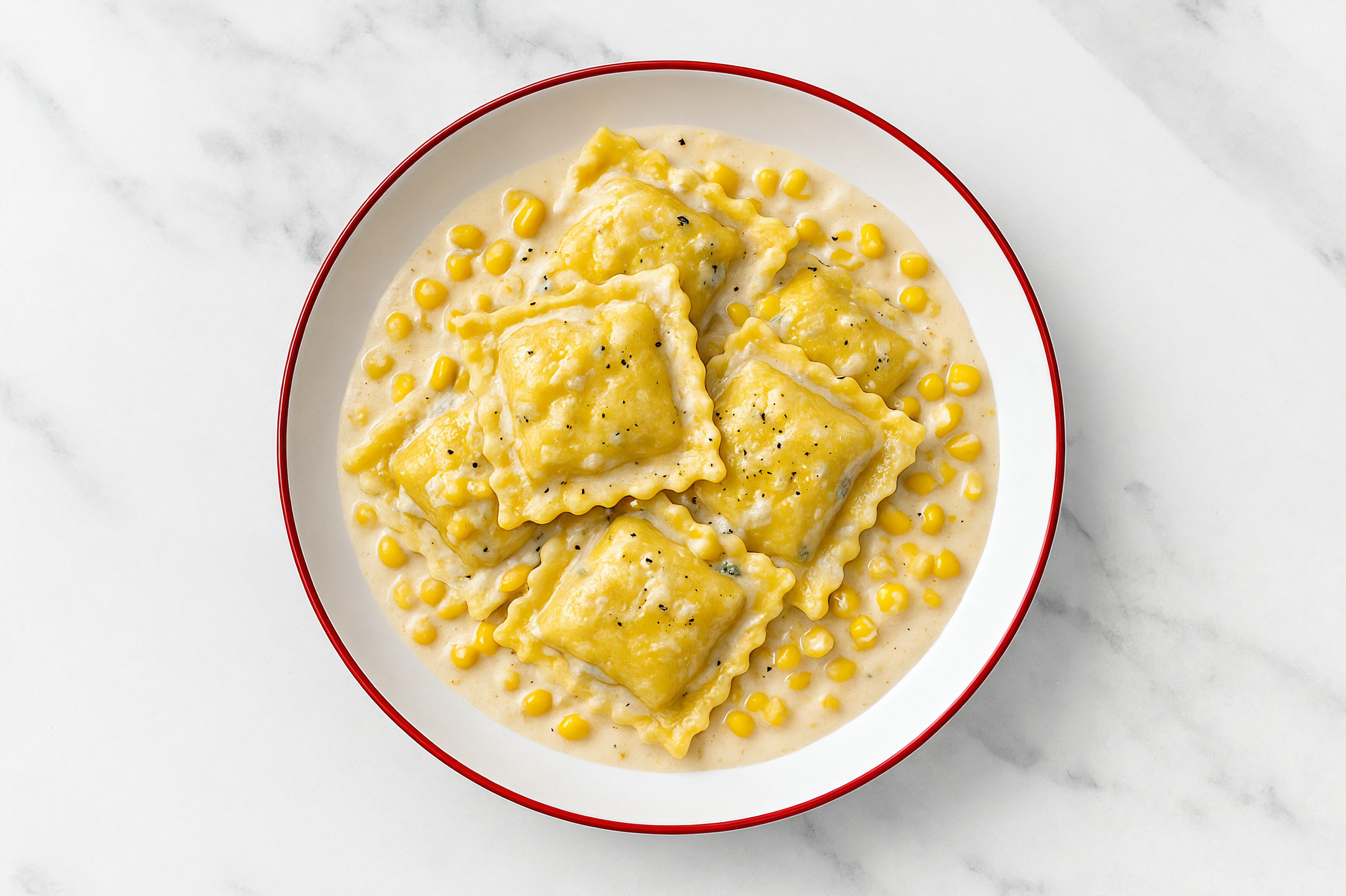 Summer Lovin' Creamed Corn Ravioli
