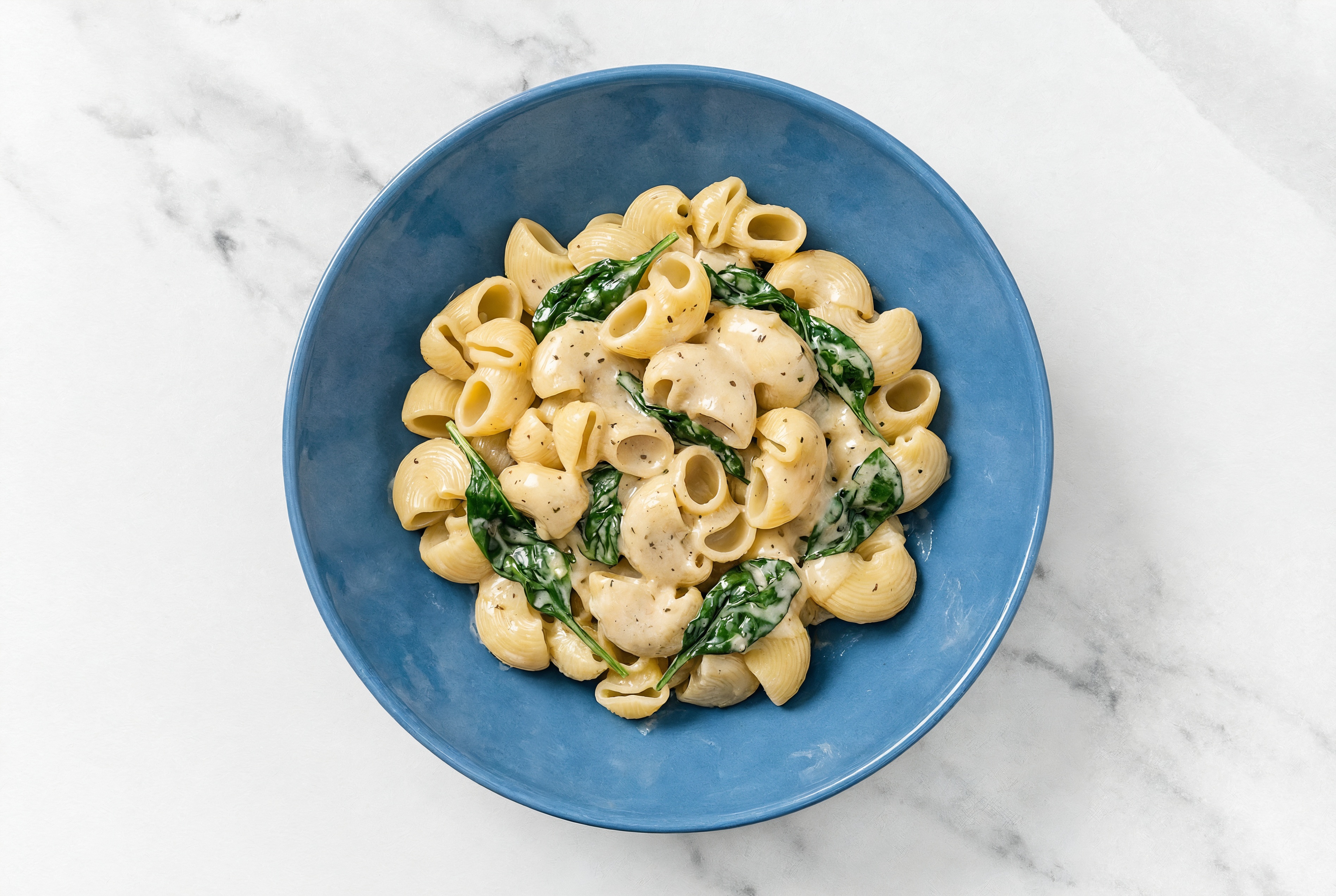 Herby Extra Greens Mac 'n Cheese with Chiocciole Pasta