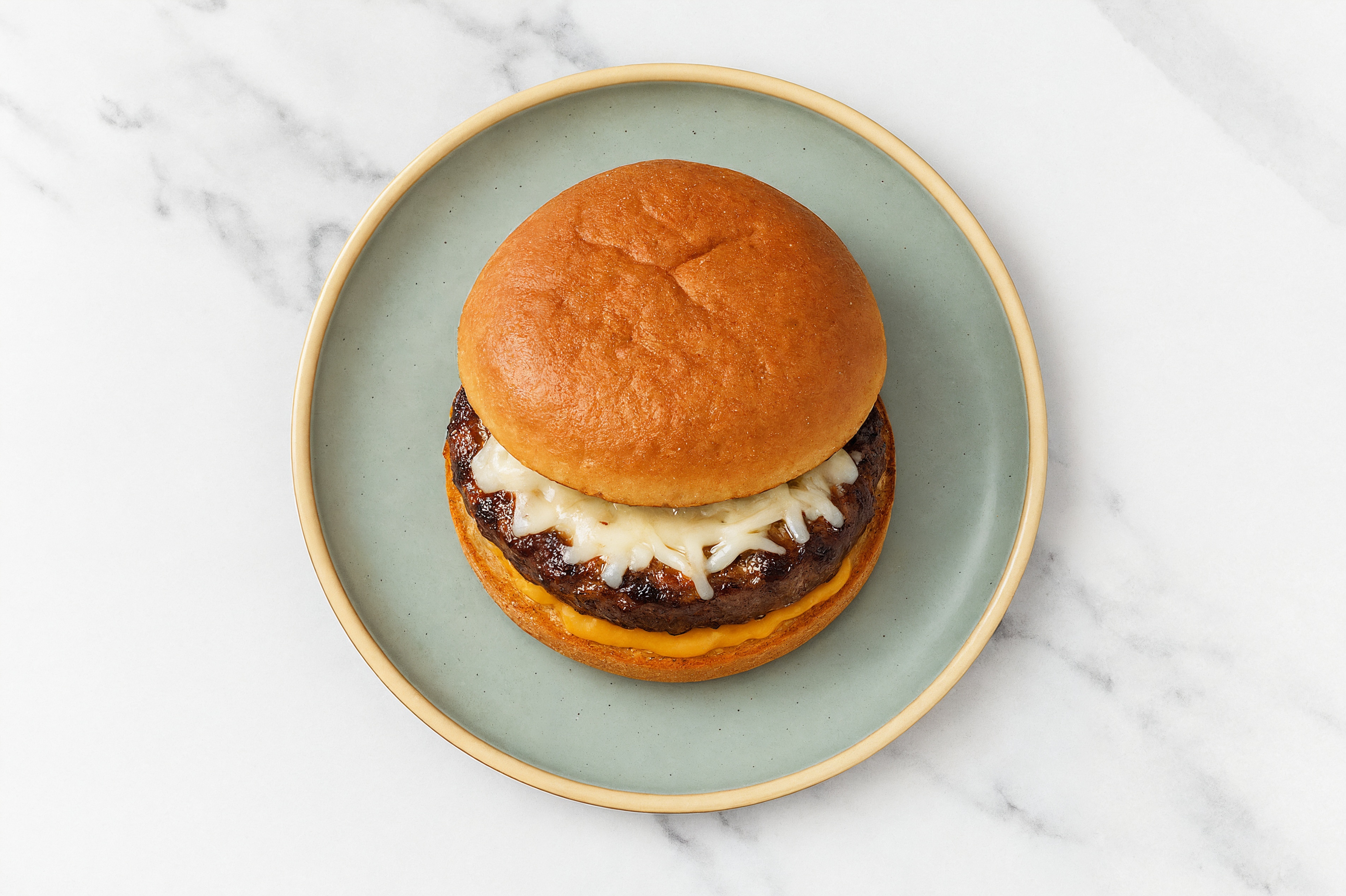 "Mozzarella" Tavern Beef Burger on GF Bun with Special Sauce