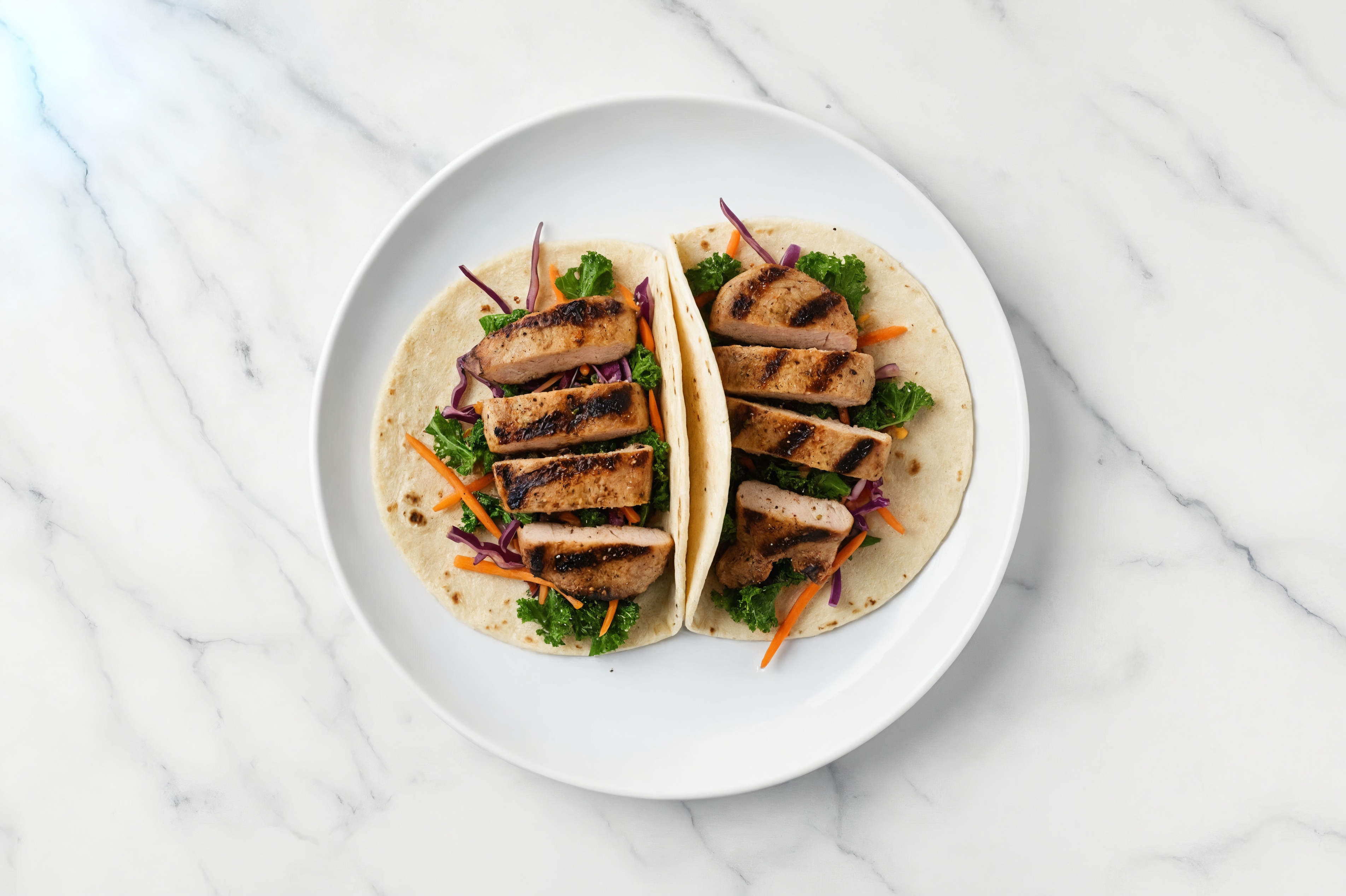 Technicolor Grilled Pork Tacos