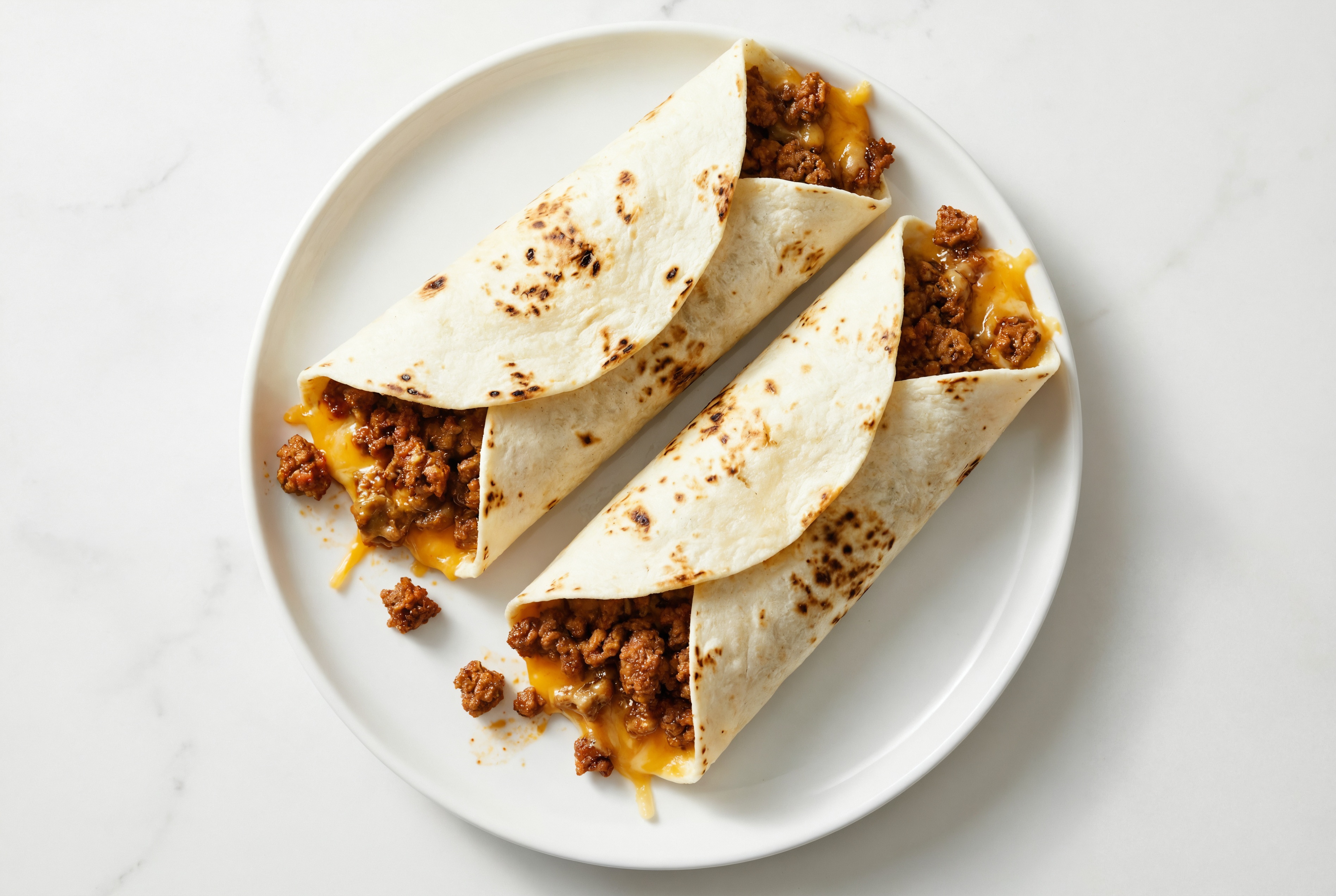 Supremely Cheesy Lamb Burritos